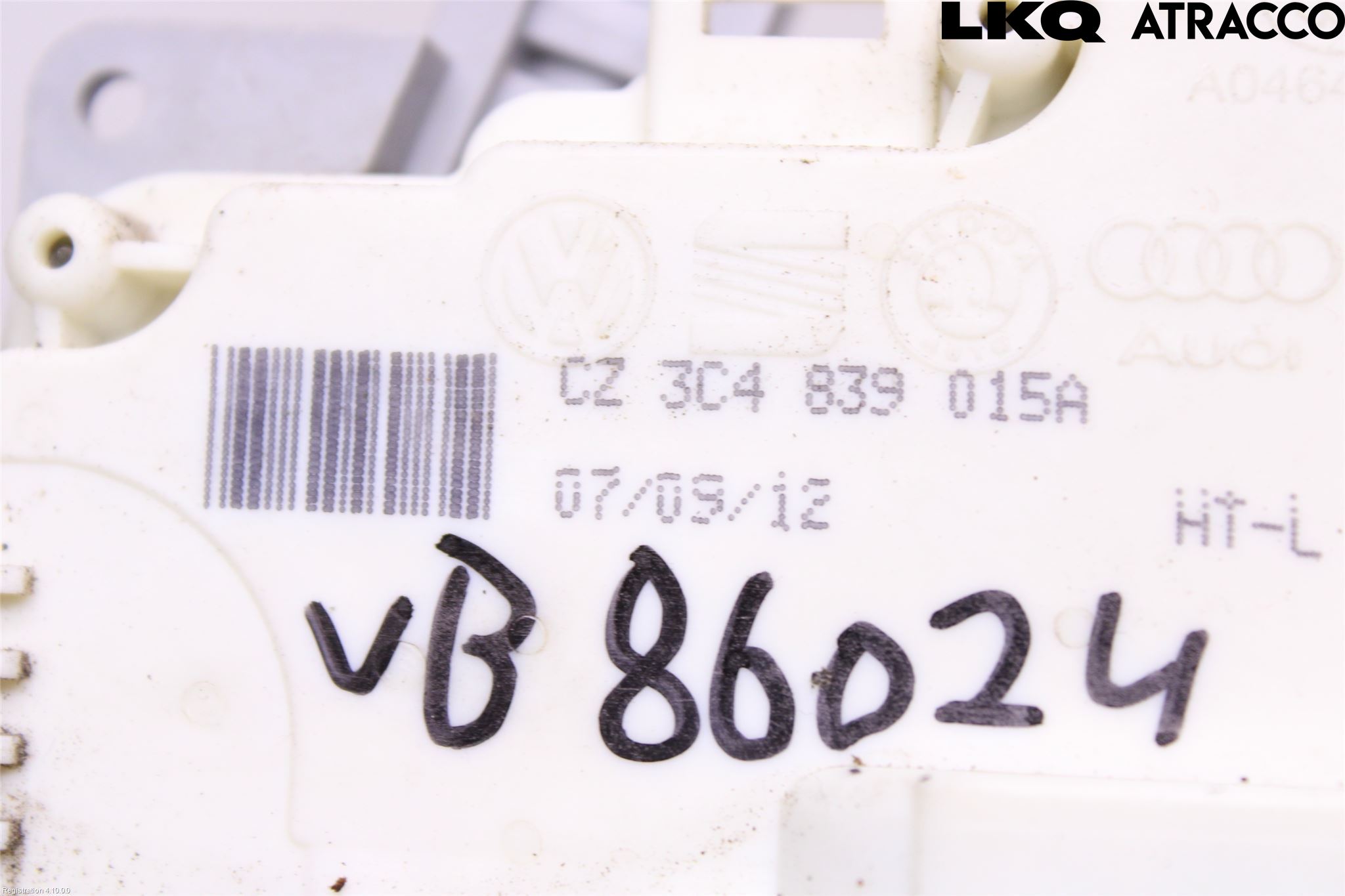 Volkswagen VW PASSAT 11-14 Dørlås - Låsekasse
