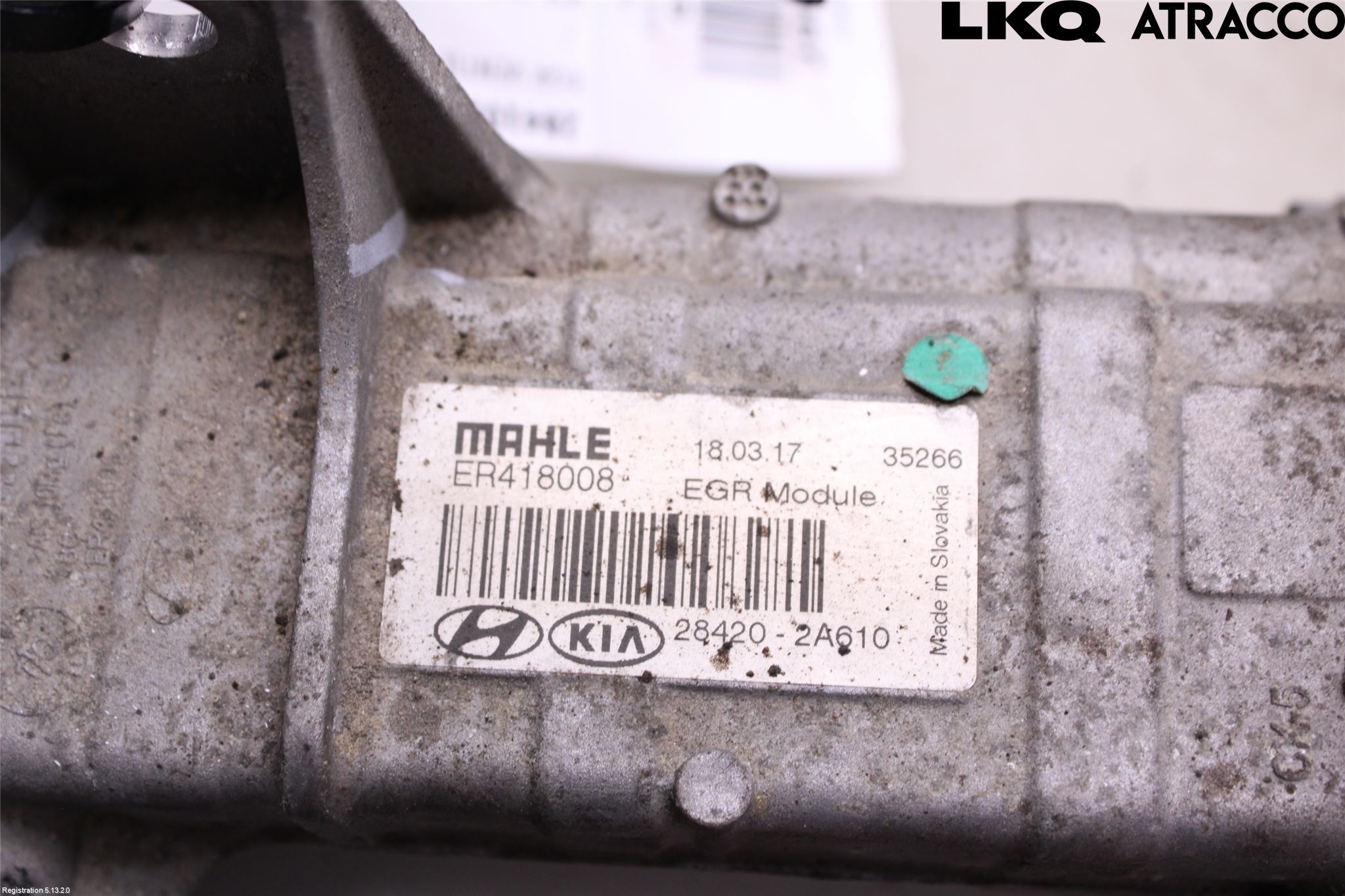 Kia CEED 12-18 Egr Ventil