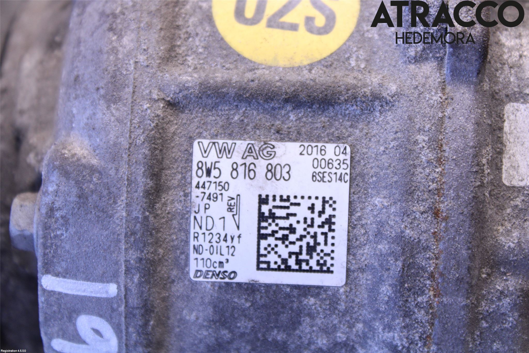 Audi A4/S4 B9 16-19 Varme Ac Kompressor