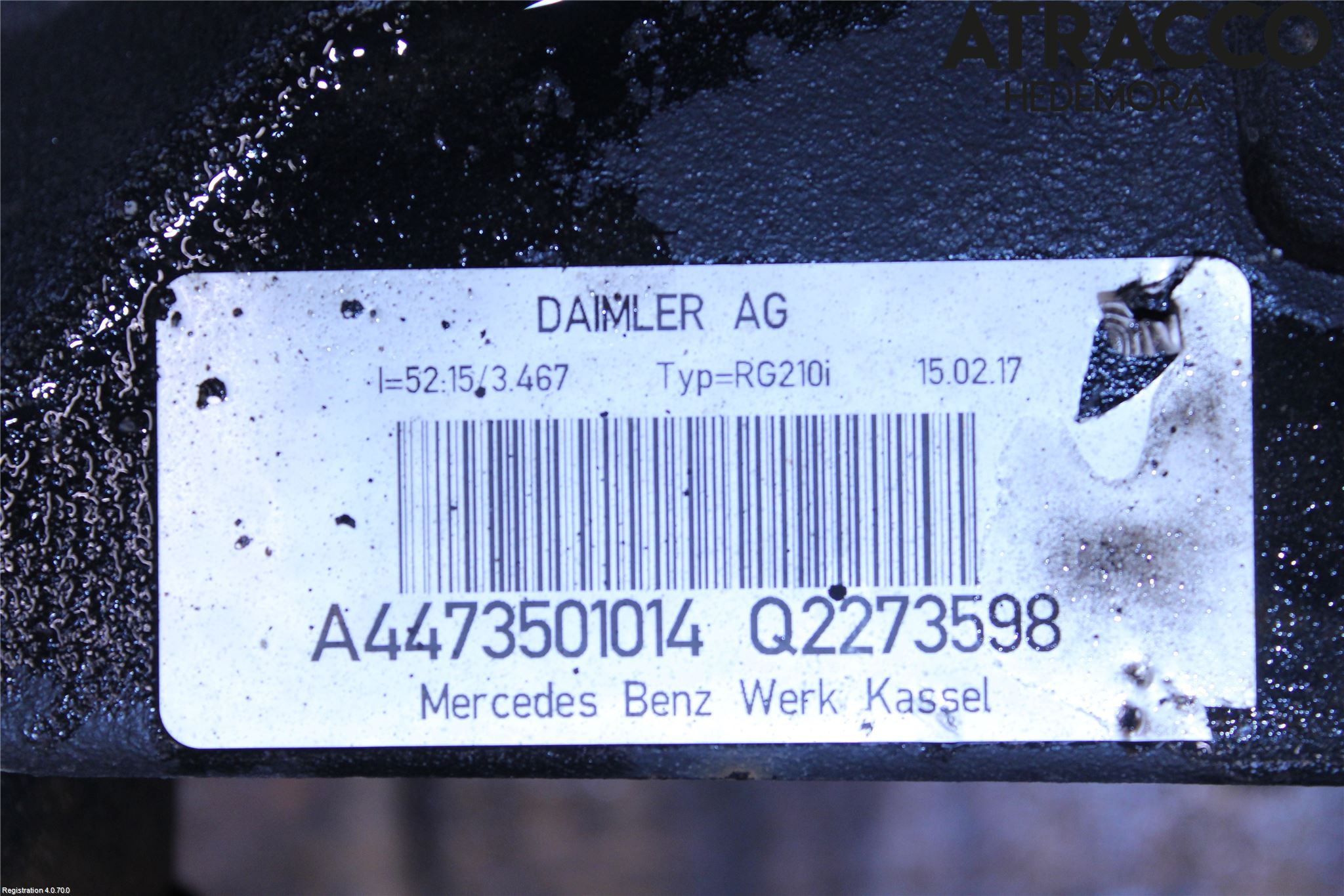 Mercedes-Benz MB VITO/V-KLASS (W640,W447,W448) 14- Bakaksel