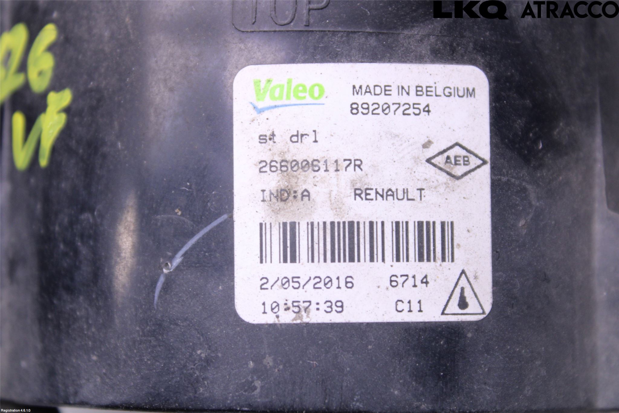 Mercedes-Benz MB CITAN (W415) 13-21 Frontlykt-Kurve-Tåkelys