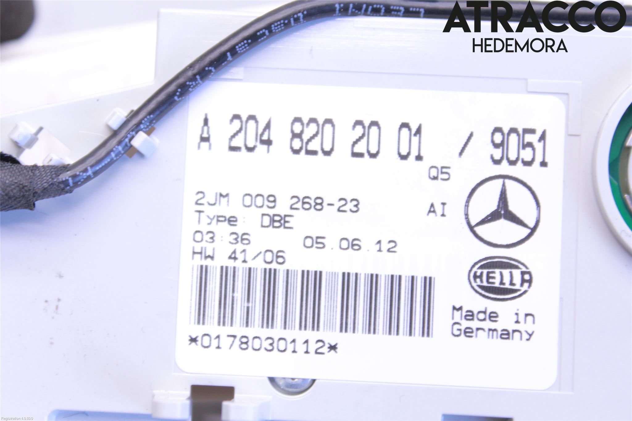 Mercedes-Benz MB GLK-KLASS (X204) 08-16 Innr Taklys