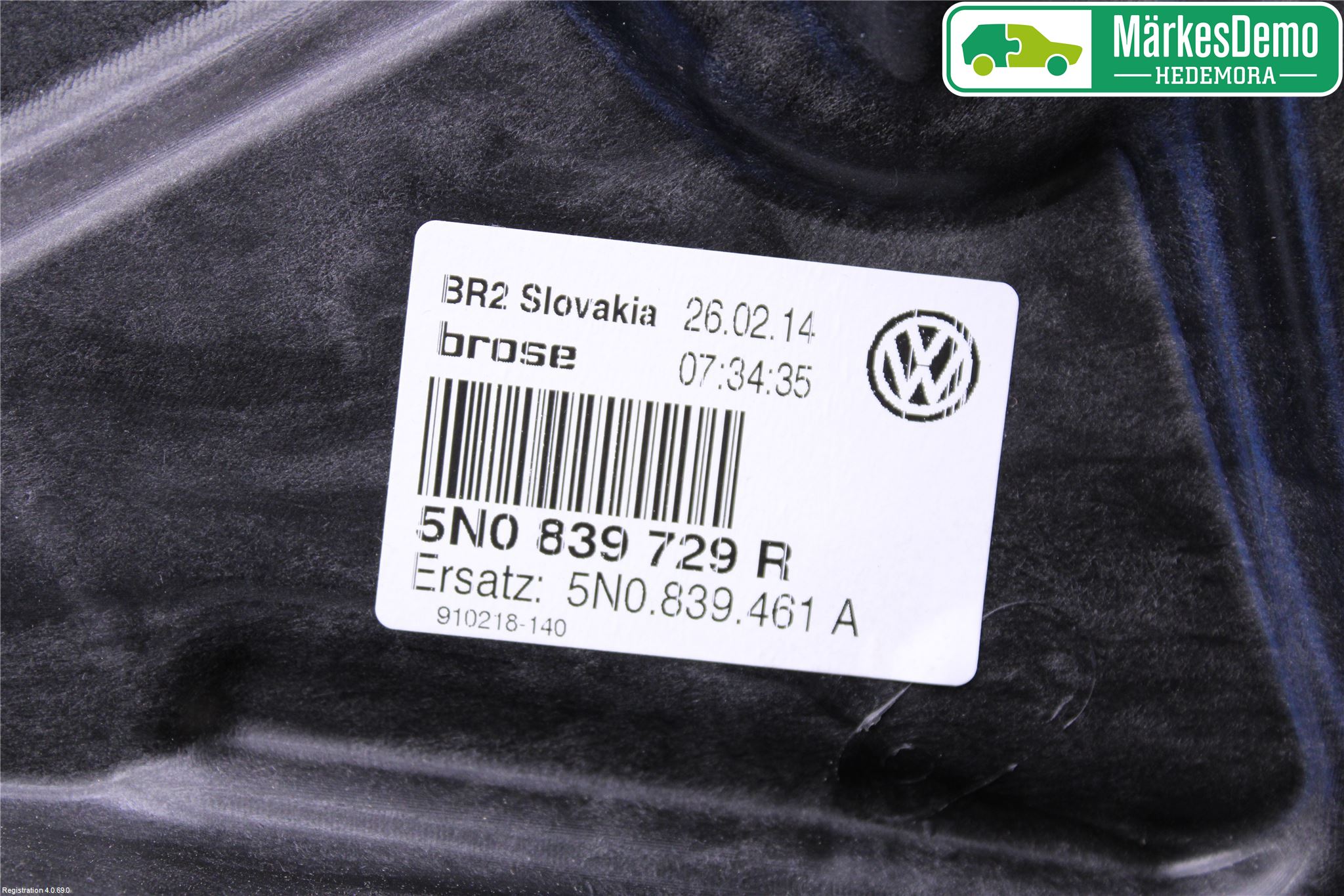 Volkswagen VW TIGUAN 07-16 Vindusheis El Komp