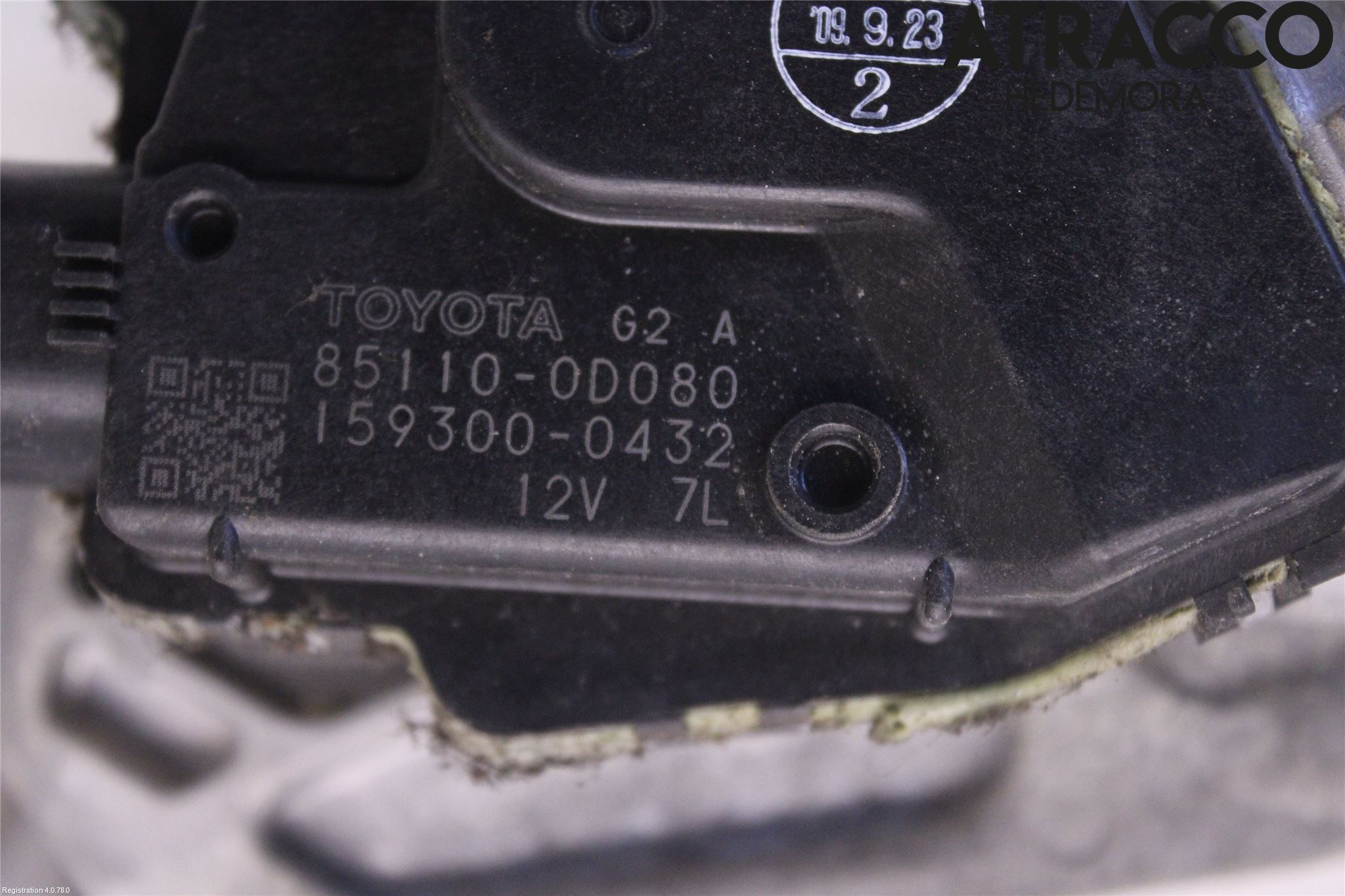 Toyota YARIS XP90 06-11 Viskermotor Frontrute