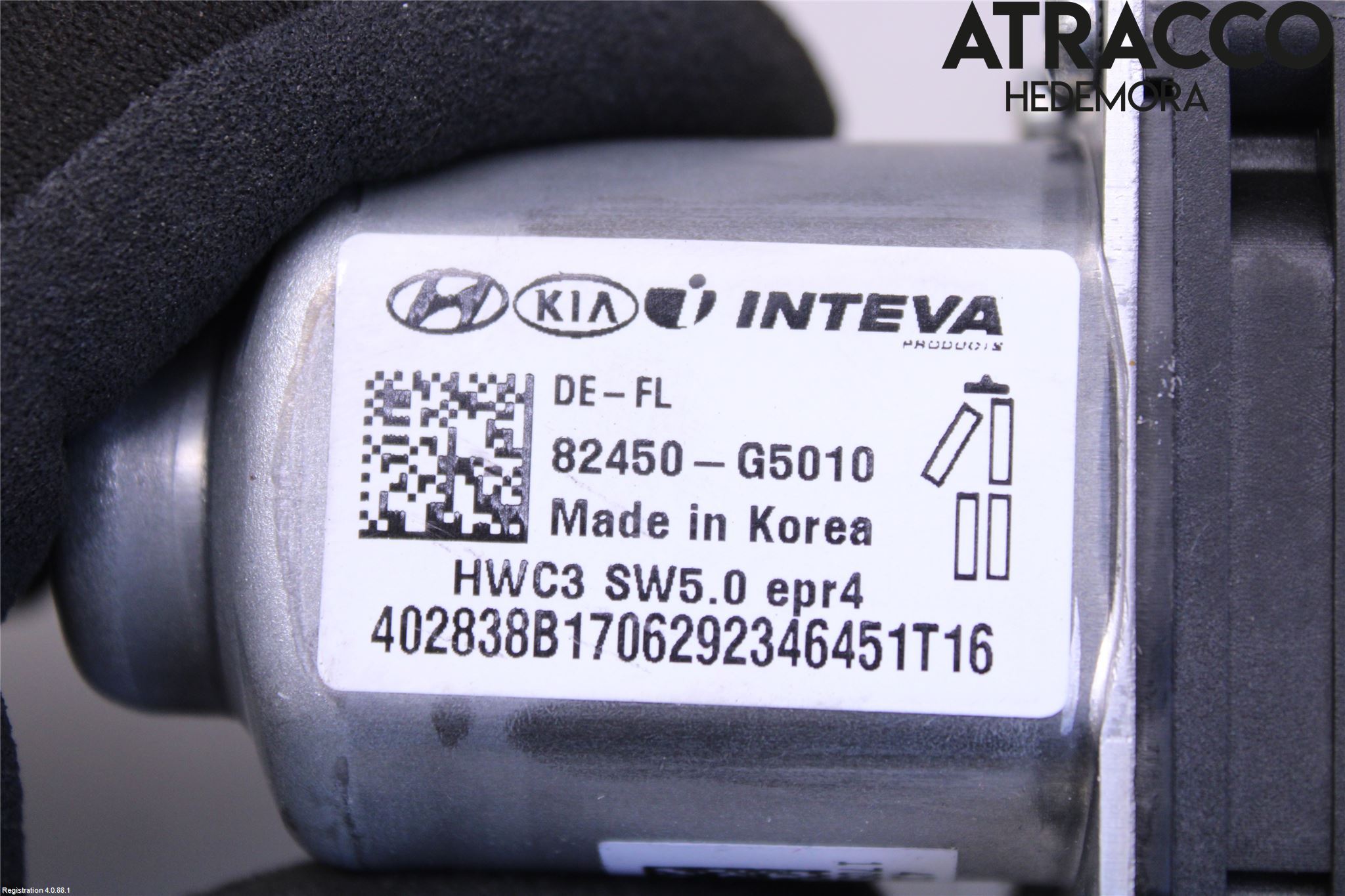 Kia NIRO (DE) 17-22 Vindusheismotor