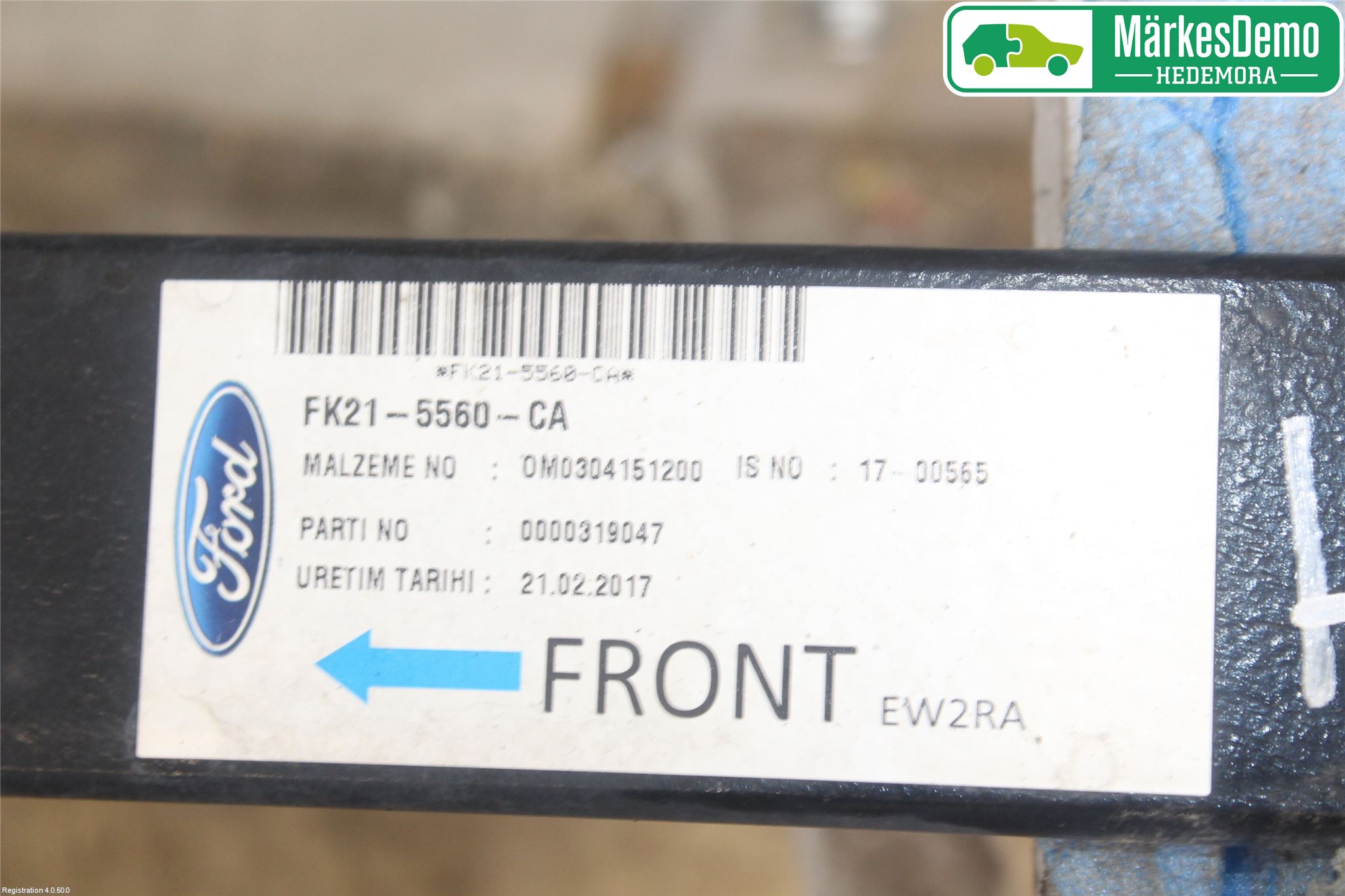 Ford TRANSIT SKÅP/BUSS 14-22 Fjær Bak Blad