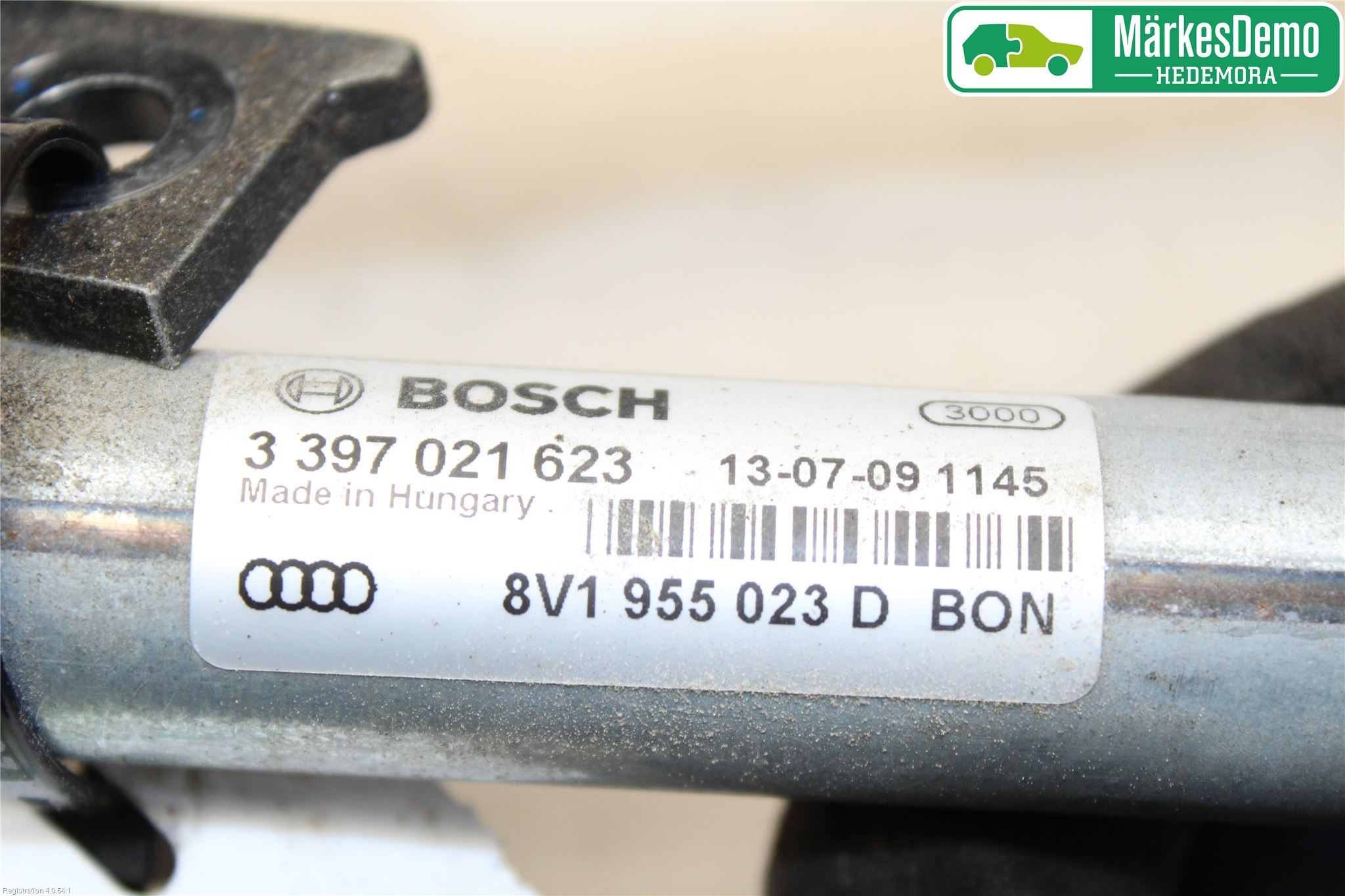 Audi A3/S3 8V 13-20 Viskeroverføring Frontrute