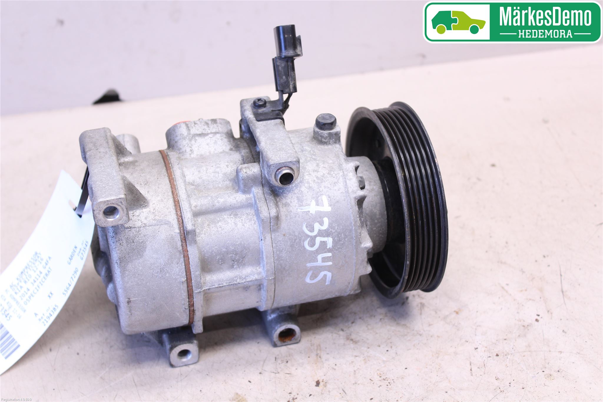 Kia RIO 12-16 Varme Ac Kompressor