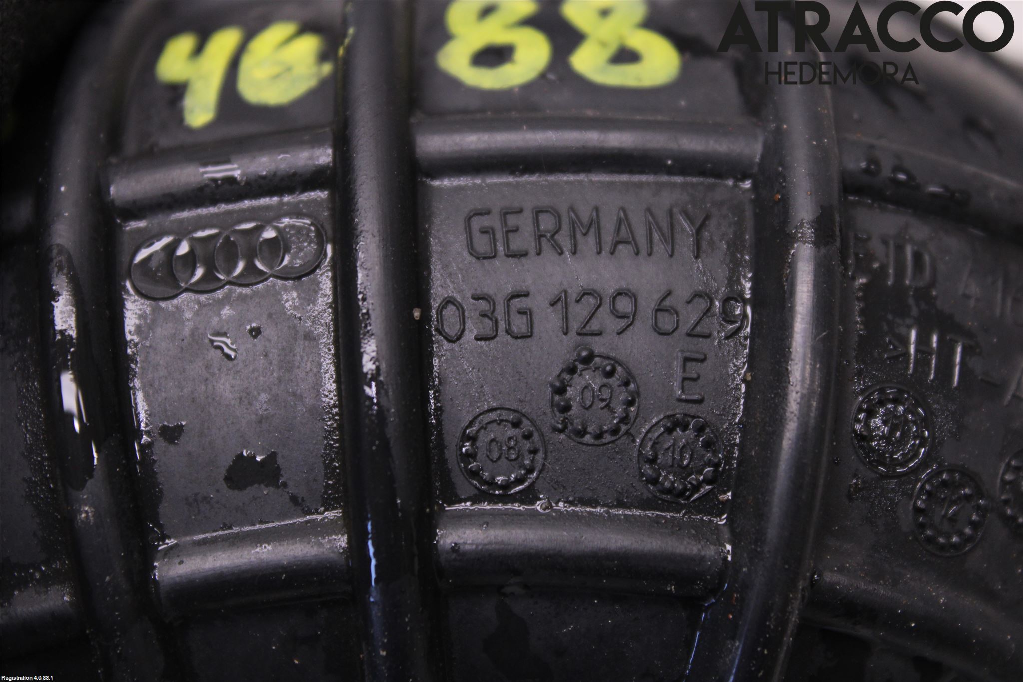 Audi A4 ALLROAD 09-16 Inns Gummibelg - Slange
