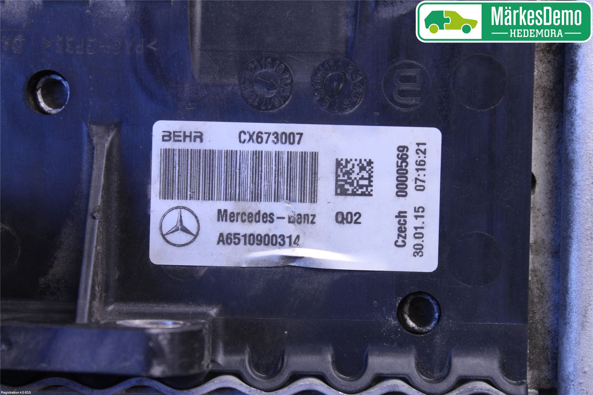 Mercedes-Benz MB C-KLASS (W205) 14-21 Intercooler Radiator