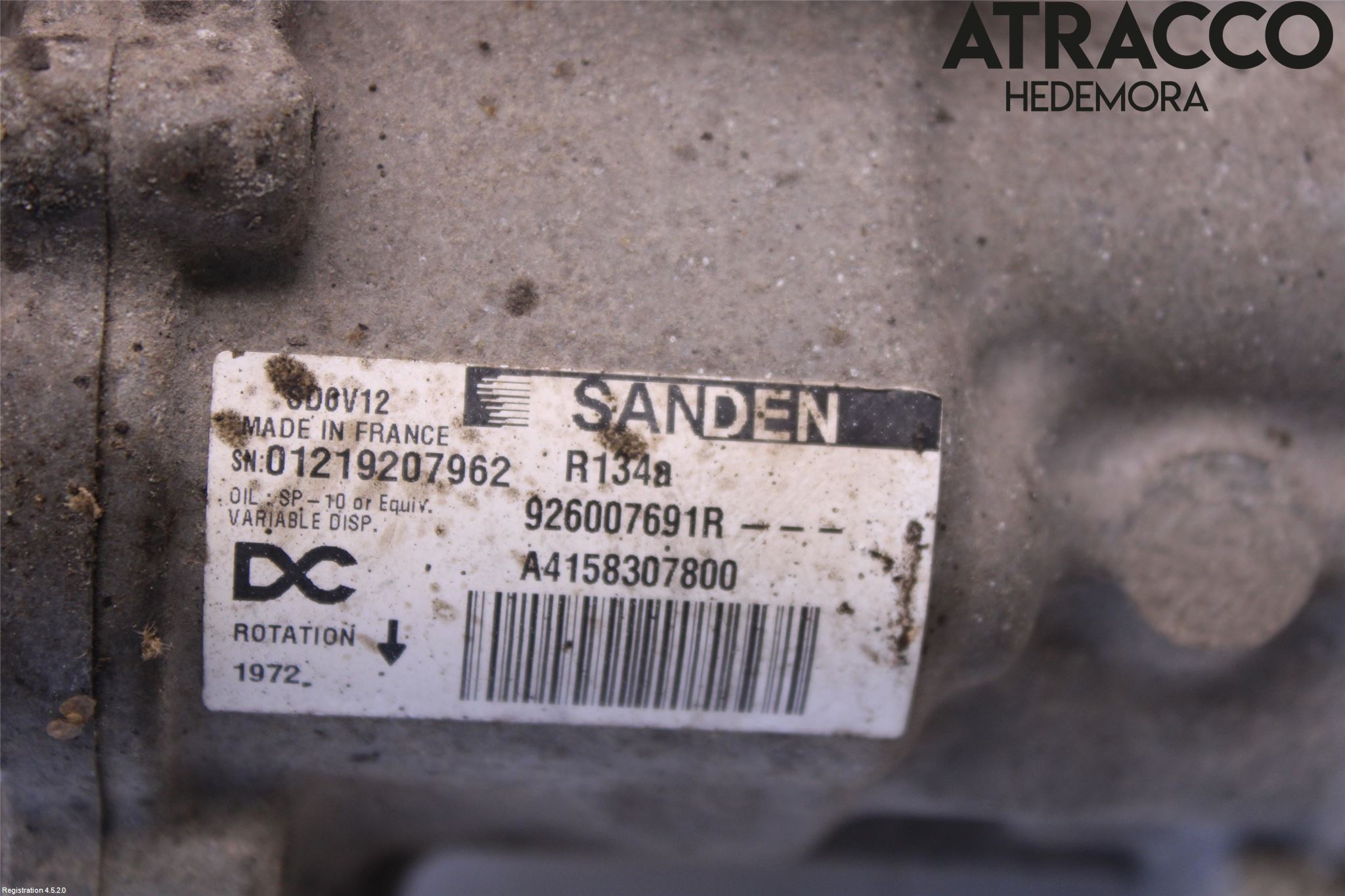 Mercedes-Benz MB CITAN (W415) 13-21 Varme Ac Kompressor