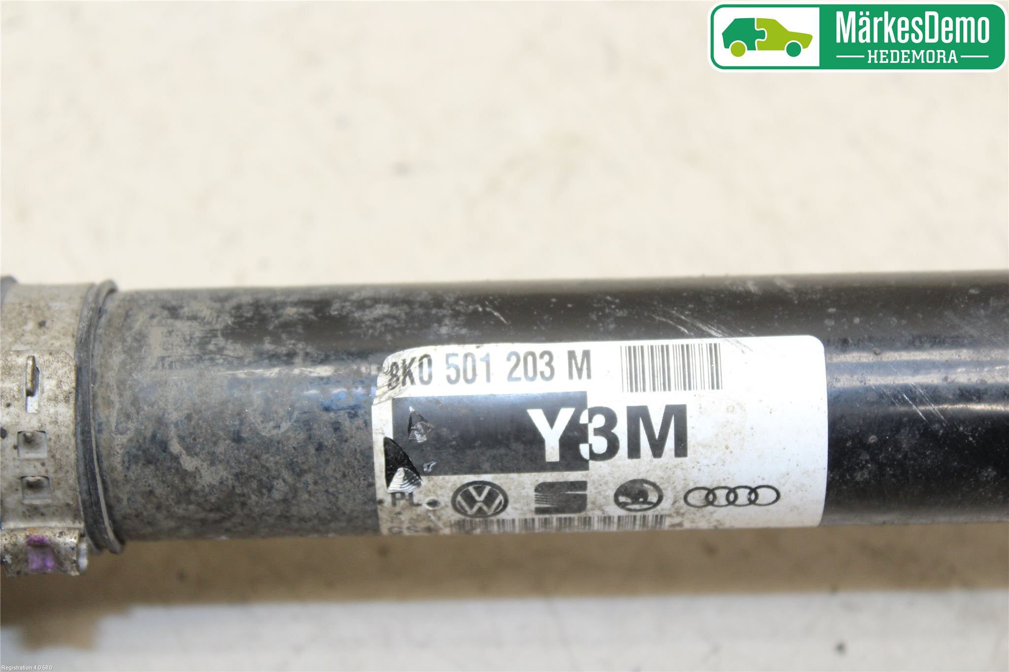 Audi A4 ALLROAD 09-16 Drivaksel Bak Kompl Venstre