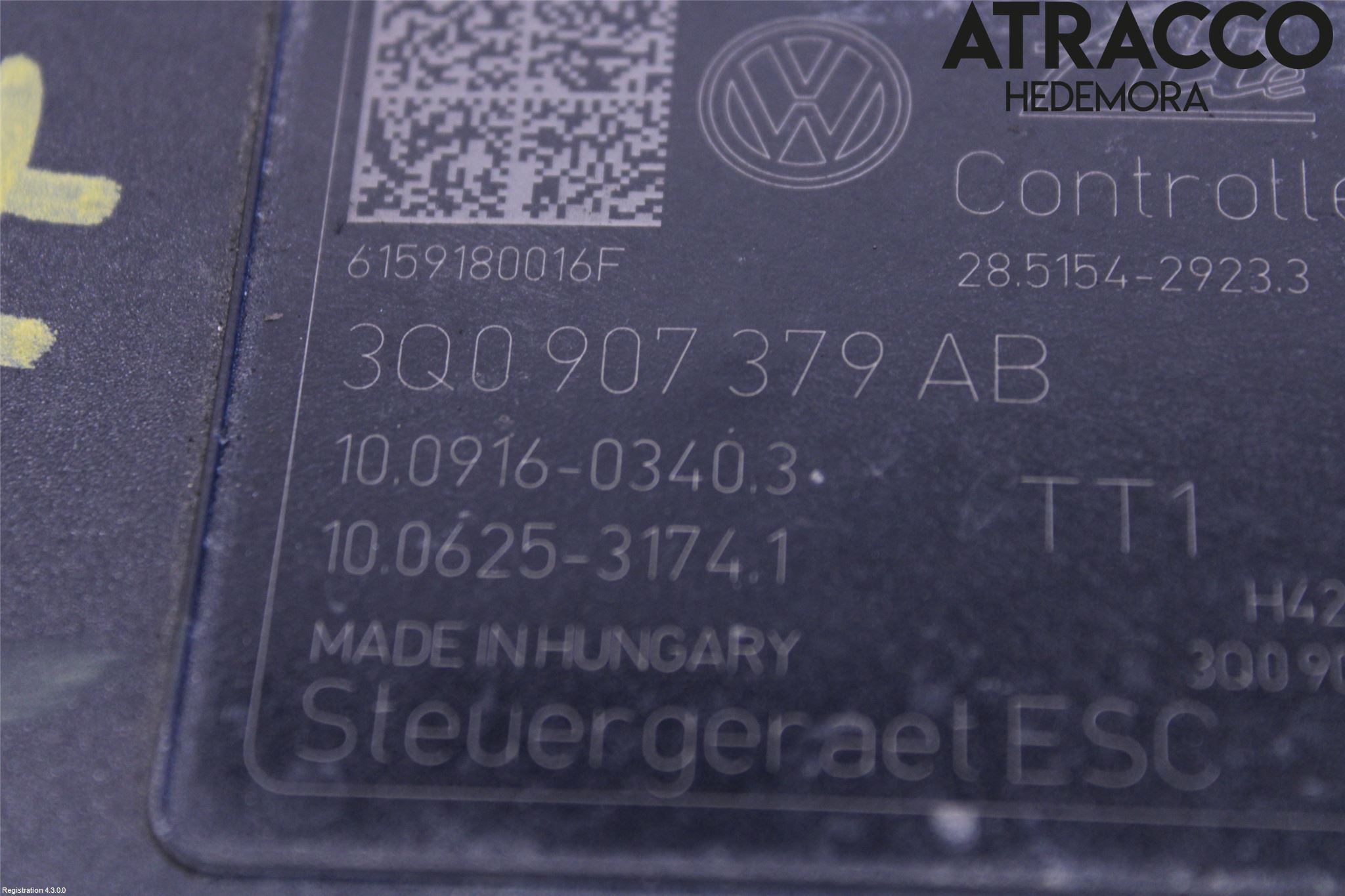 Volkswagen VW GOLF / E-GOLF VII 13-20 Abs Hydraulikkaggregat