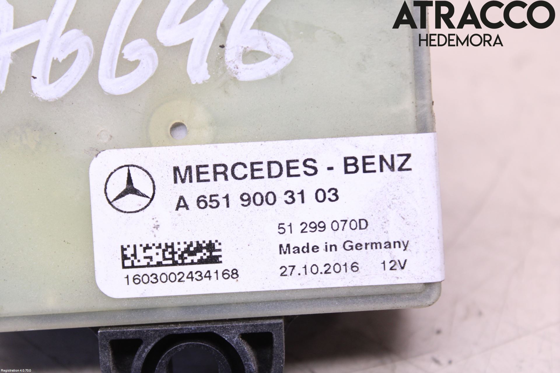 Mercedes-Benz MB CLA-KLASS (C117/X117) 13-19 Rele Gløding Diesel