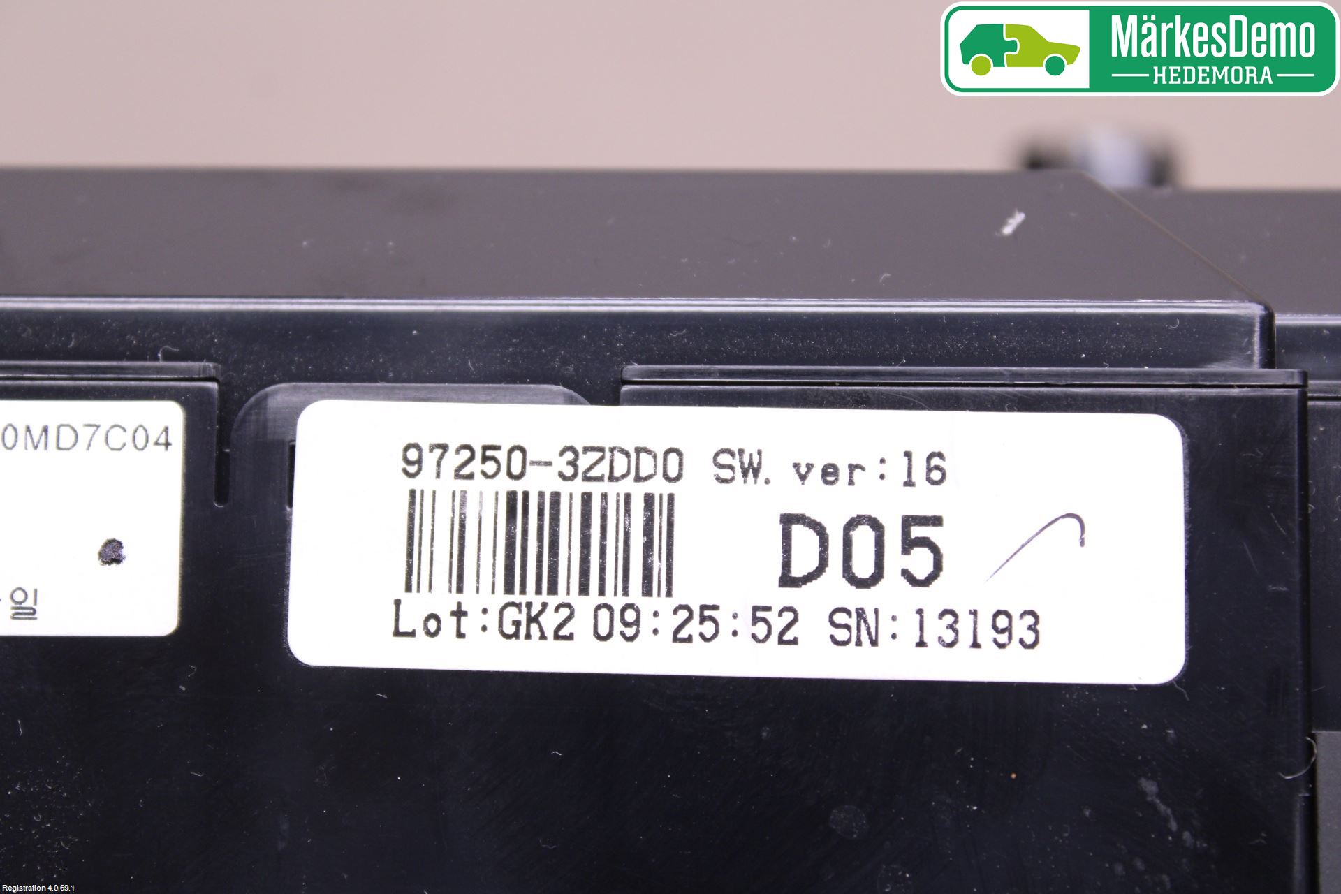 Hyundai i40 08-15 Varme Ac Betjening-Display