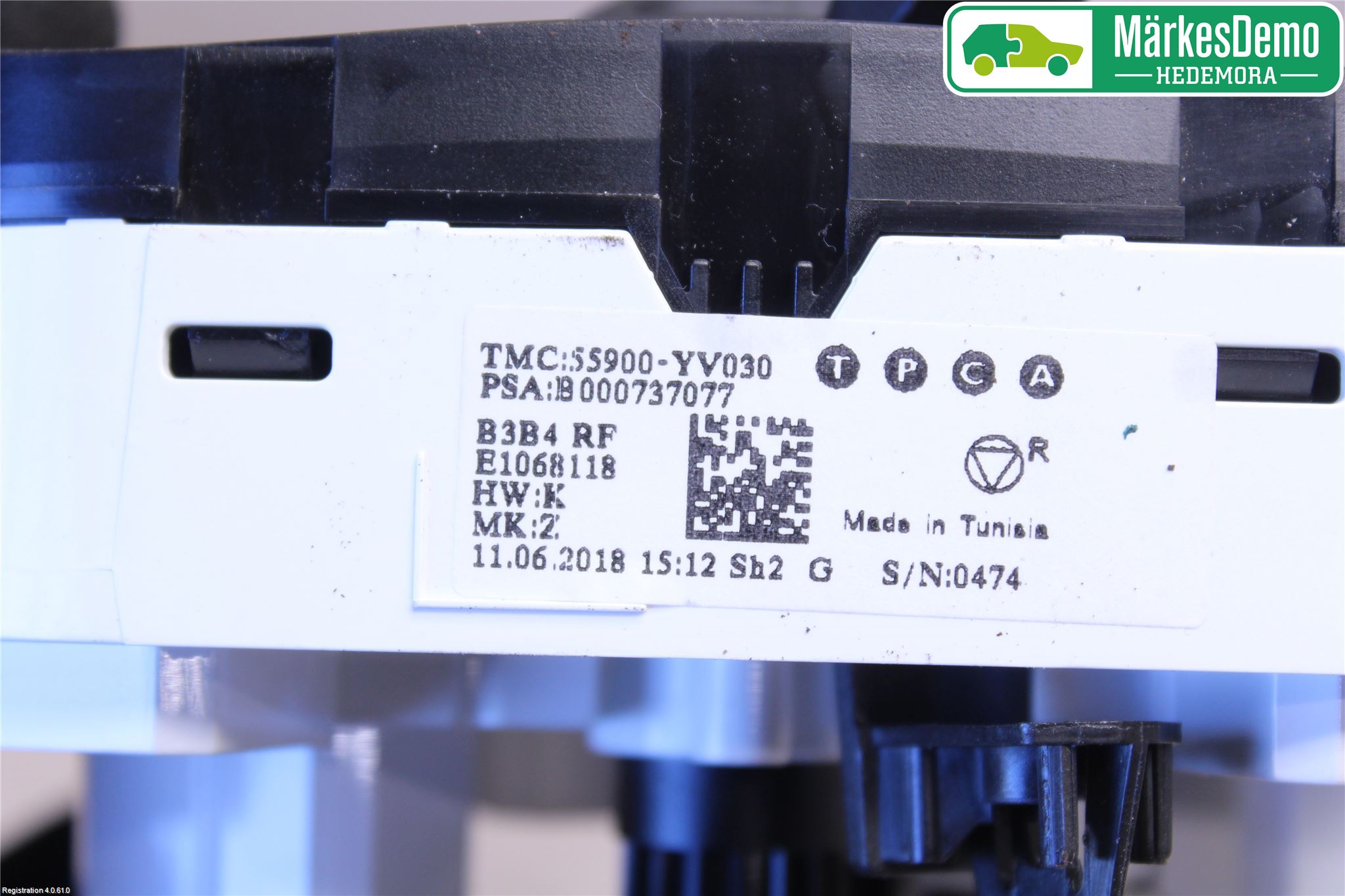 Toyota AYGO 15-21 Varme Ac Betjening-Display