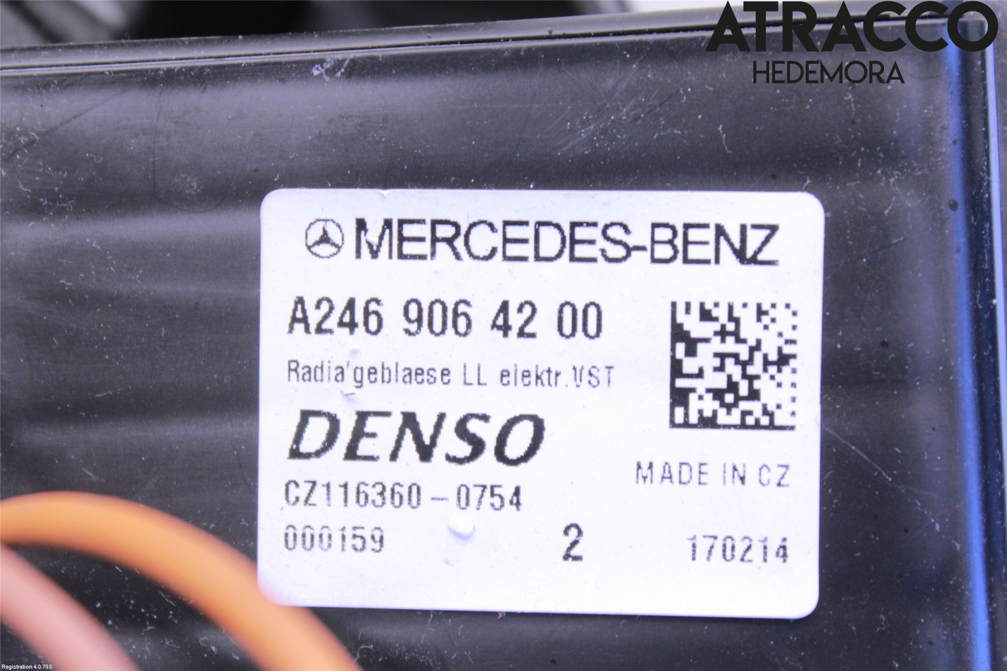 Mercedes-Benz MB GLA-KLASS (X156) 13-20 Varme Ac Varmeapparatvifte