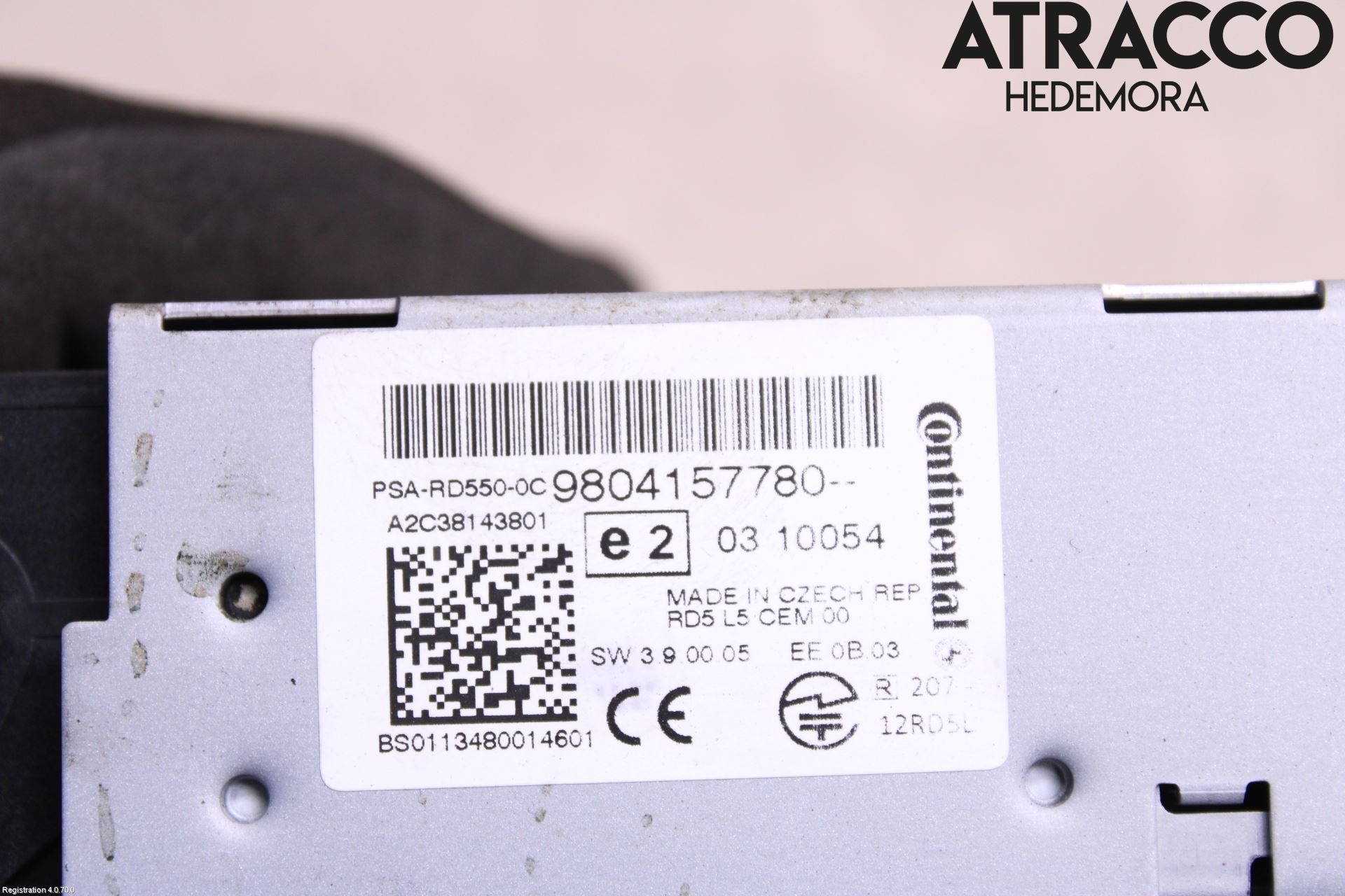 Peugeot 508 11-18 Stereo Radio Med Cd
