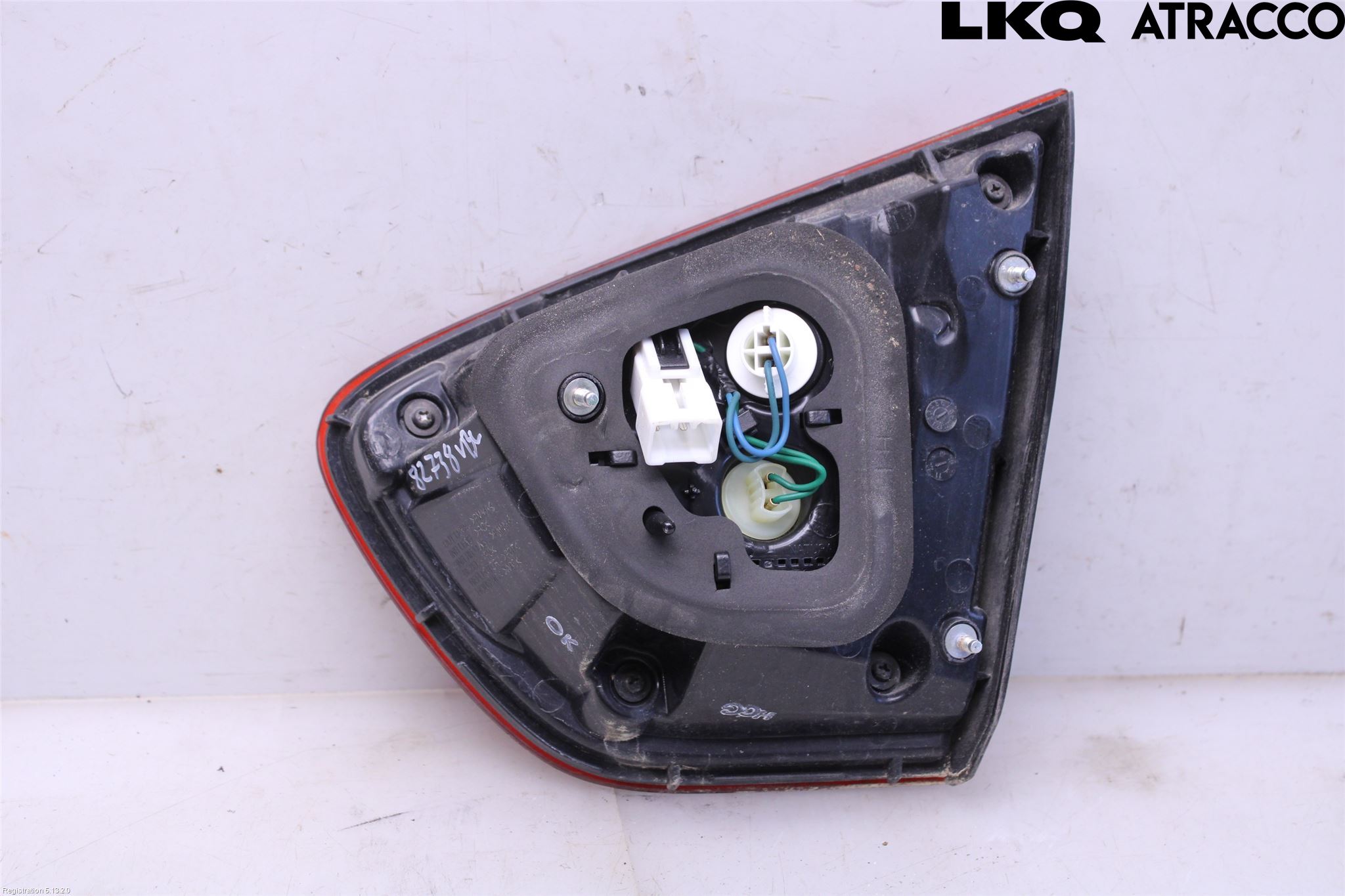 Kia RIO 12-16 Baklykt Venstre  På Luke(Indre