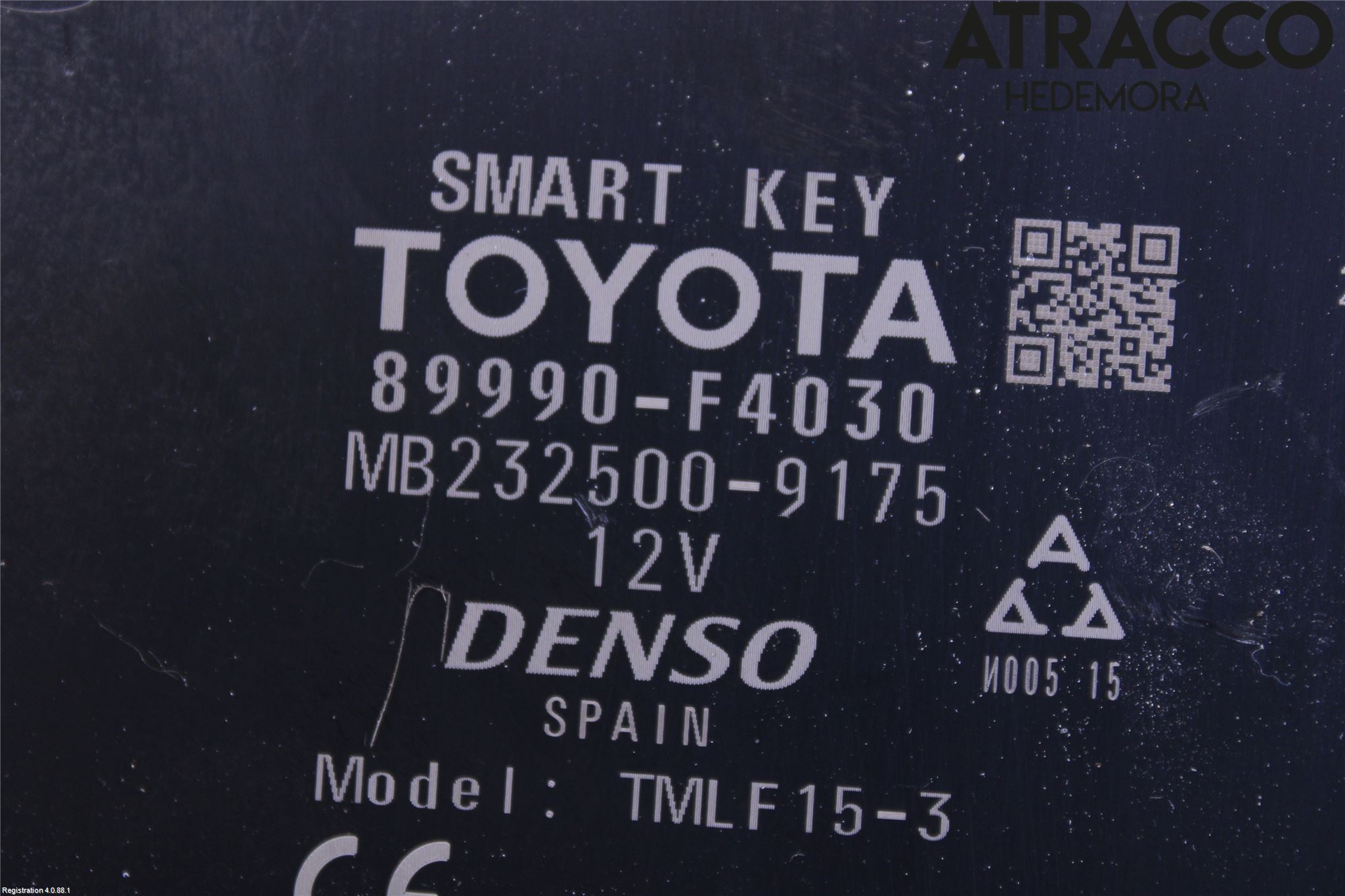 Toyota C-HR 16-23 Styrenhet Nyckellös System