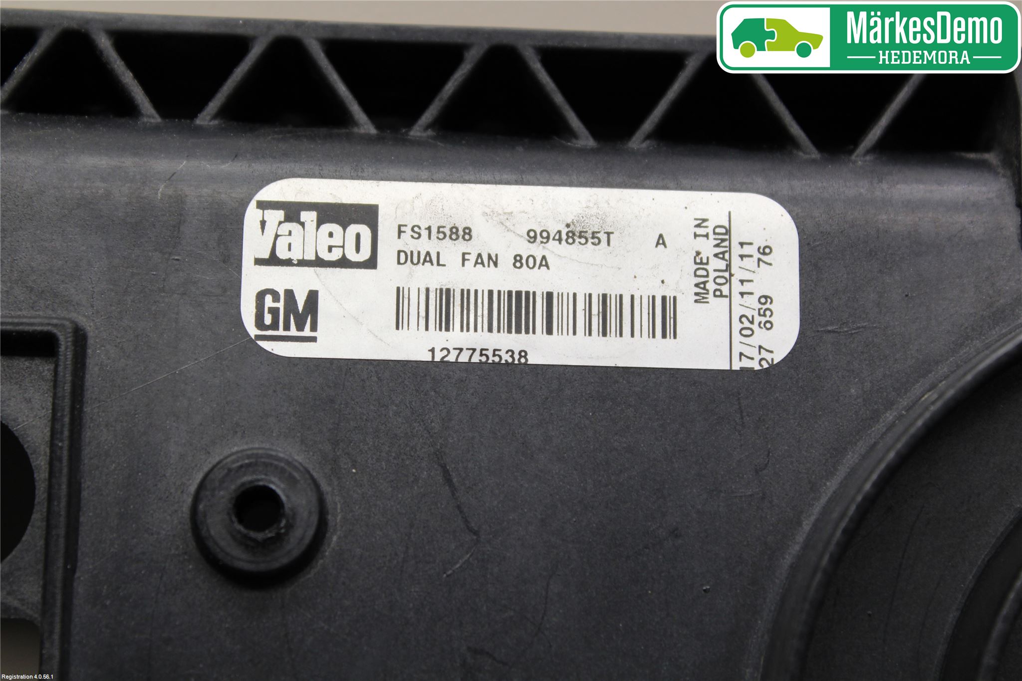 Saab 9-3 VER2/VER3 08-15 Kjølevifte Elektrisk