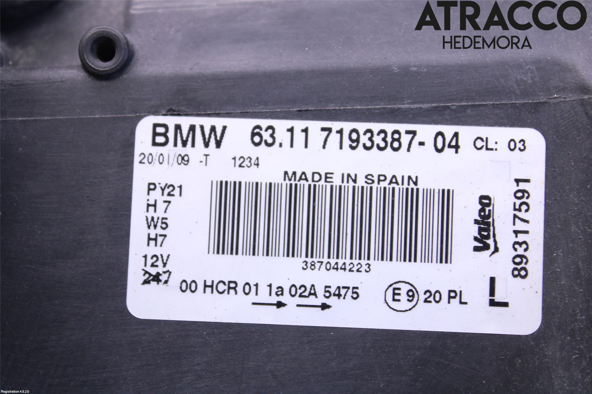 BMW 1 E87/81 5D/3D 03-11 Frontlykt Venstre