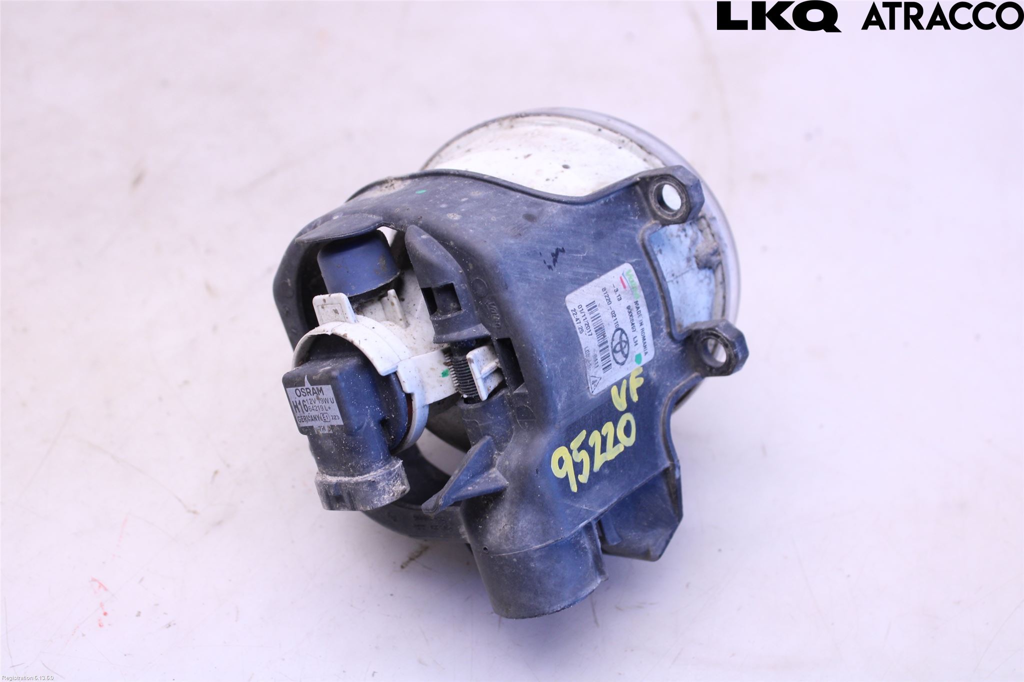 Toyota AURIS 13-19 Frontlykt-Kurve-Tåkelys