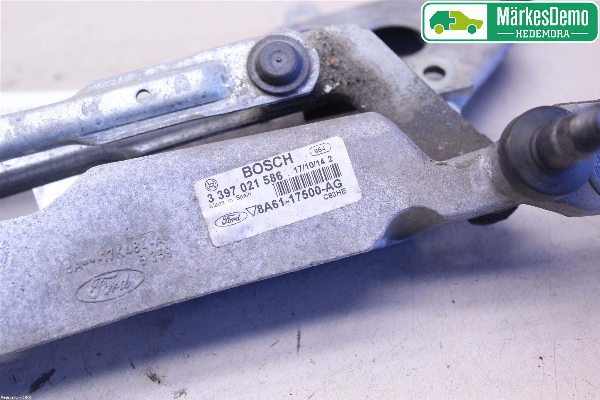 Ford FIESTA 13-17 Viskeroverføring Frontrute