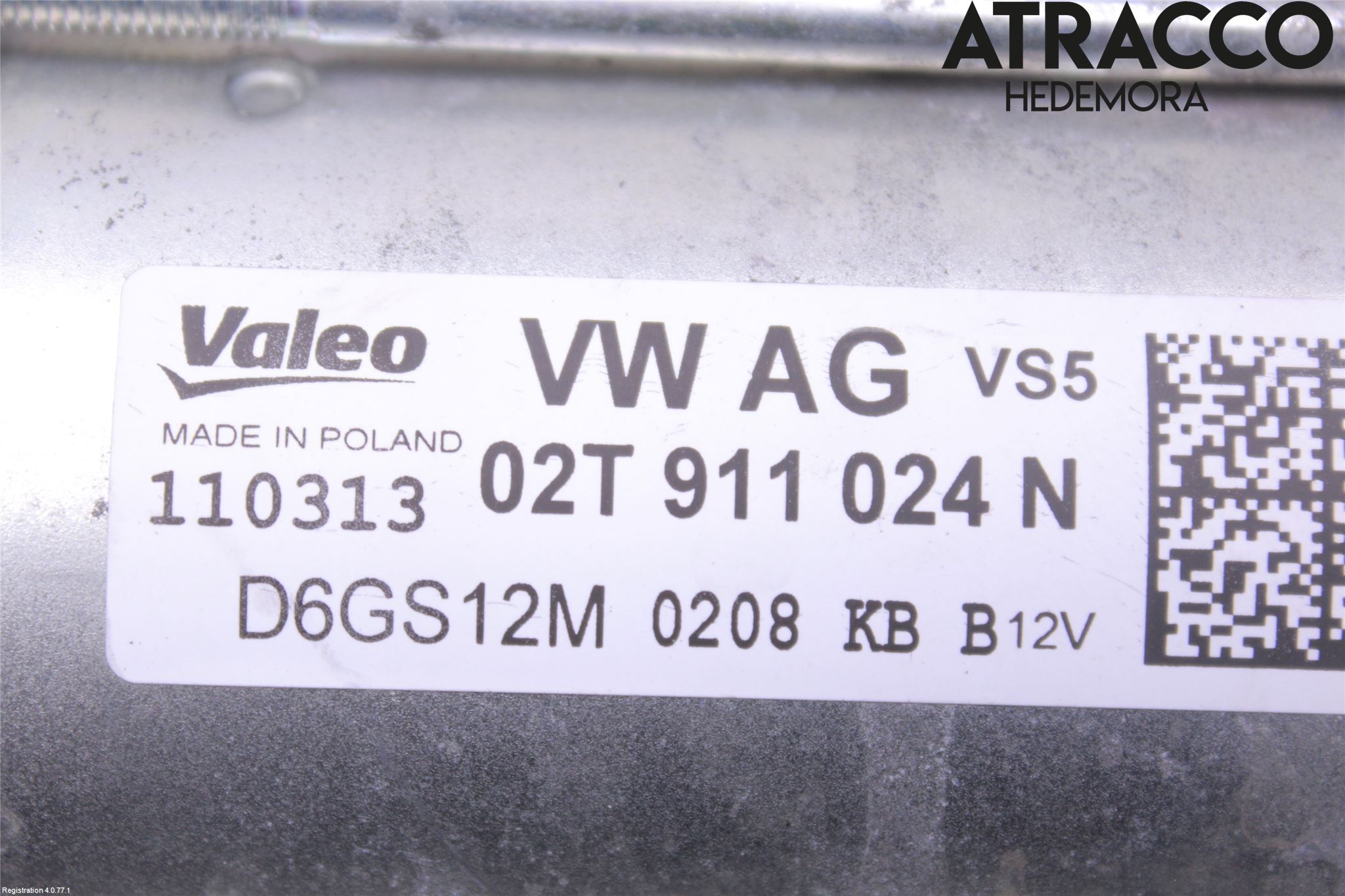 Volkswagen VW POLO 10-17 Startmotor