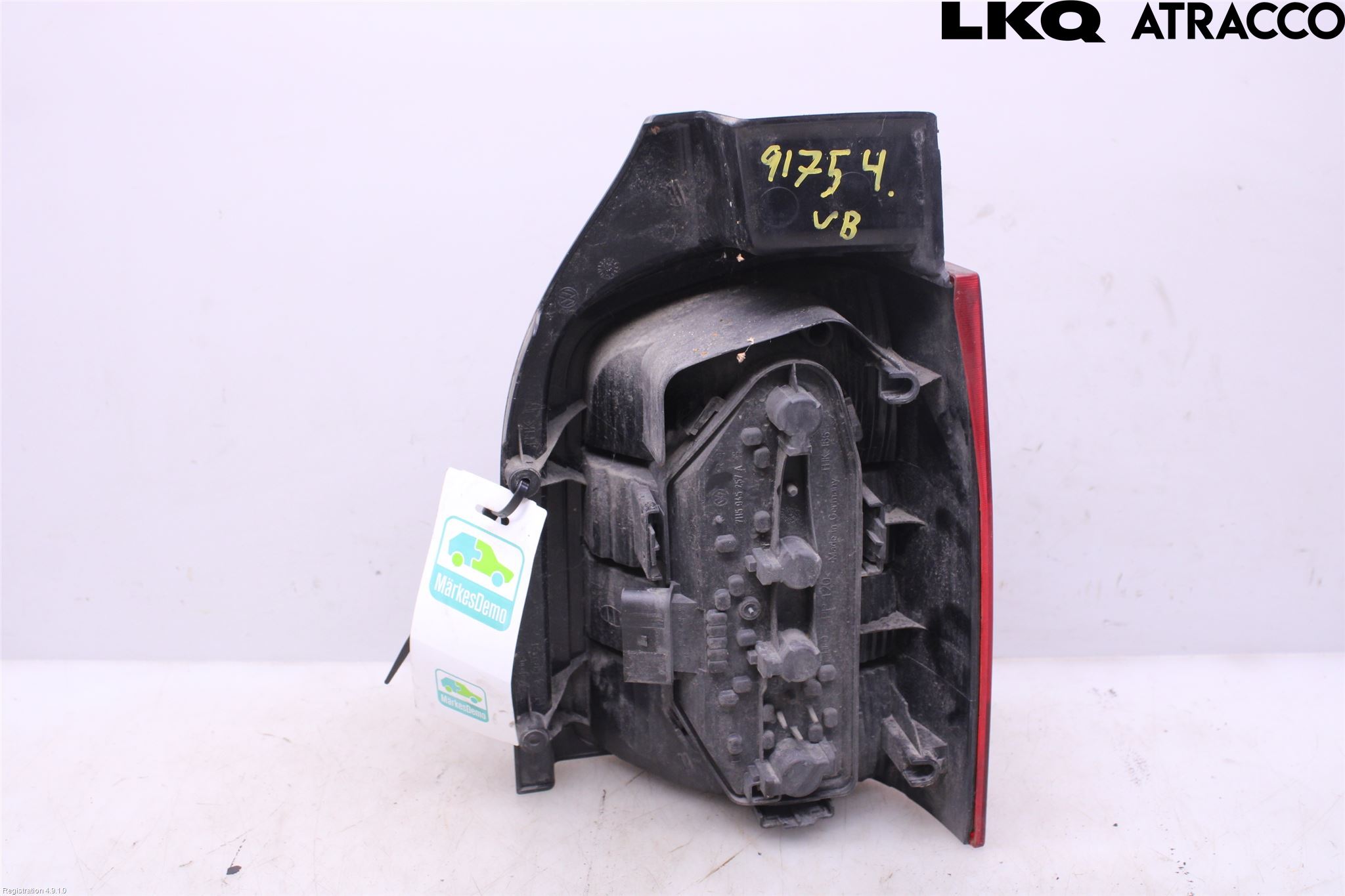 Volkswagen VW TRANSP/CARAVELLE (T5) 04-15 Baklykt Venstre