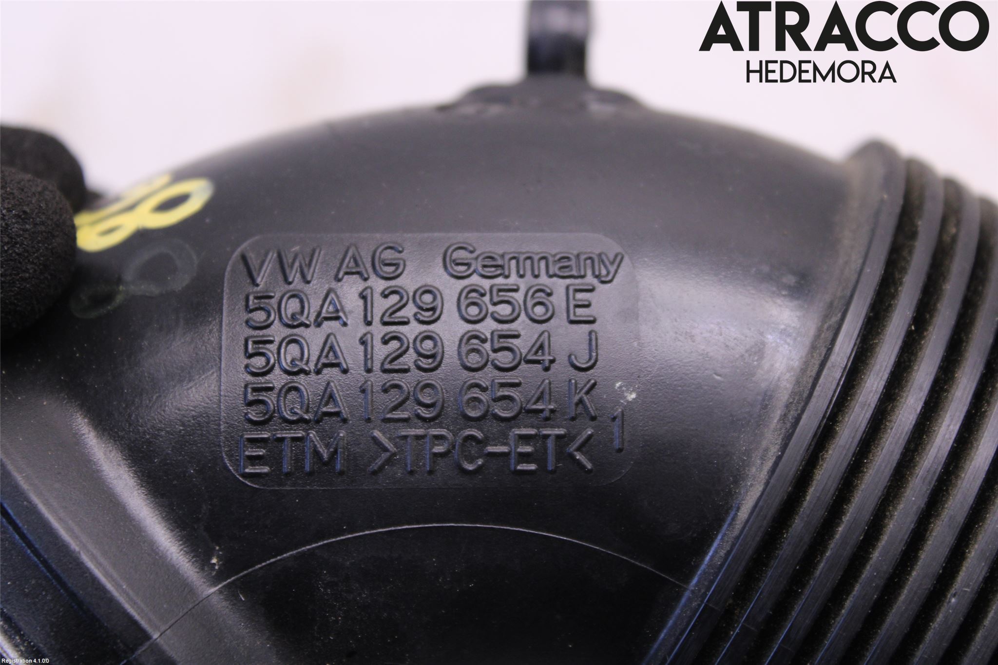 Volkswagen VW TIGUAN 16-24 Inns Gummibelg - Slange