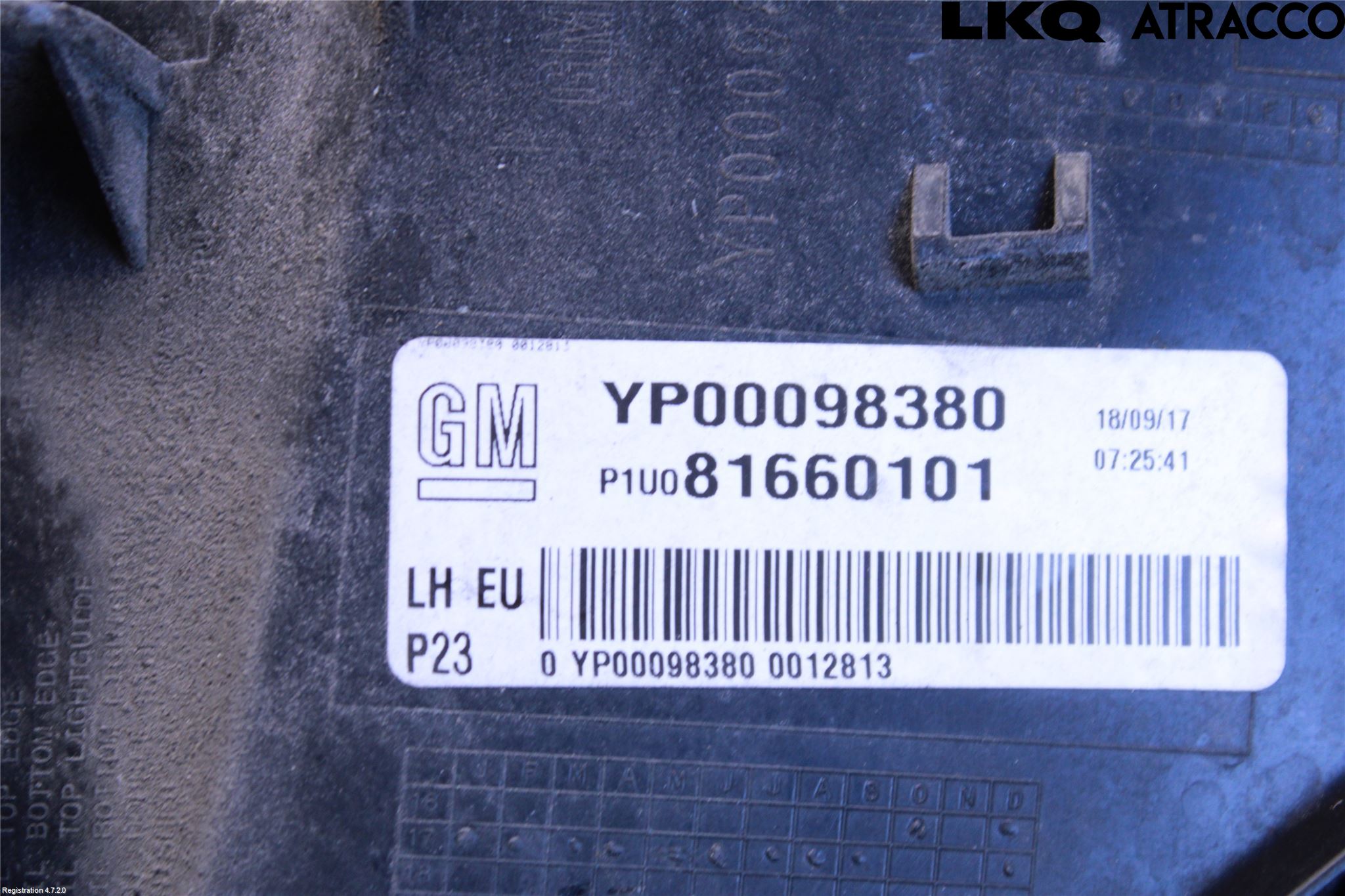 Opel GRANDLAND X 18- Baklykt Venstre