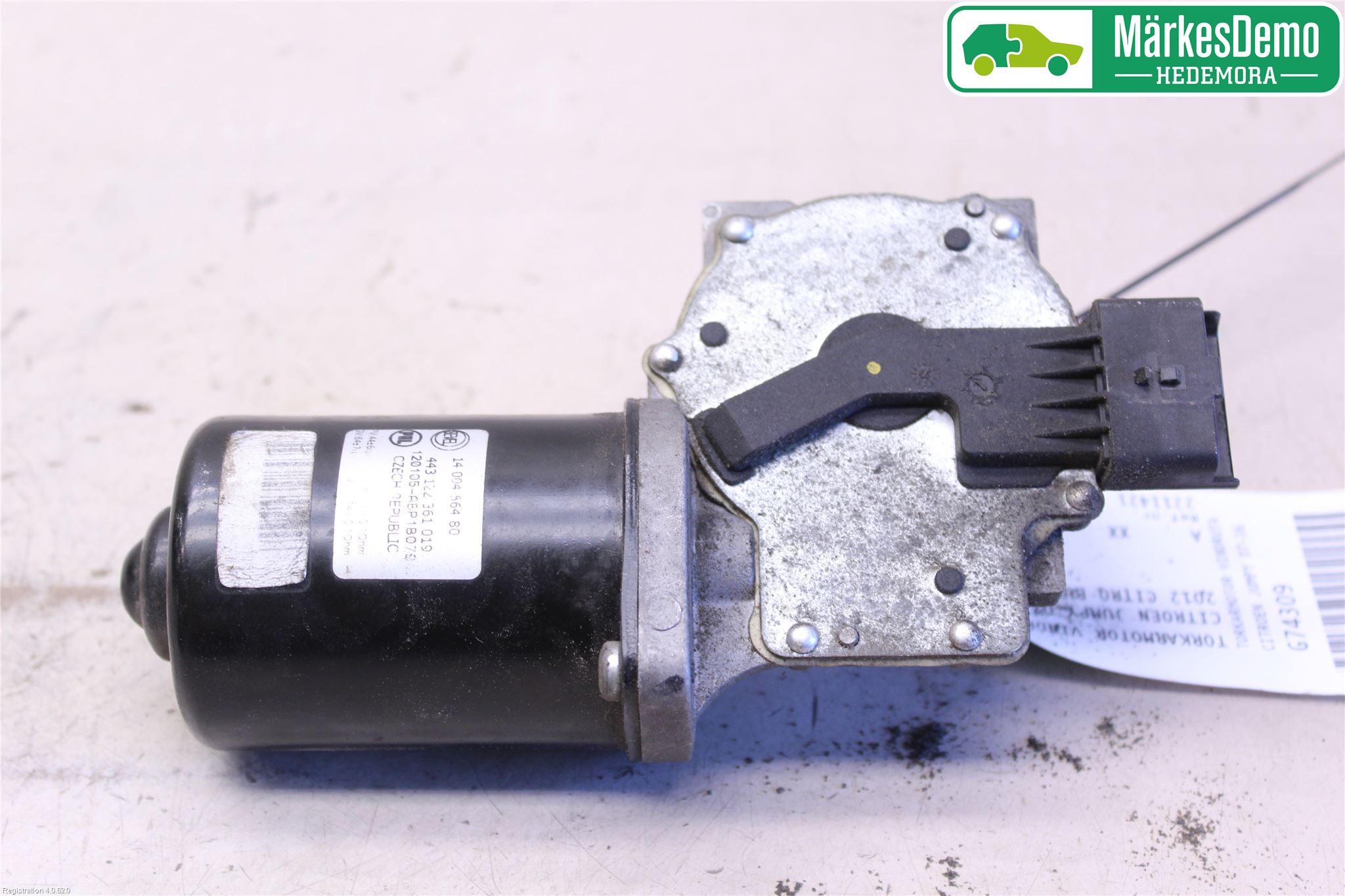 Citroen JUMPY 07-16 Viskermotor Frontrute