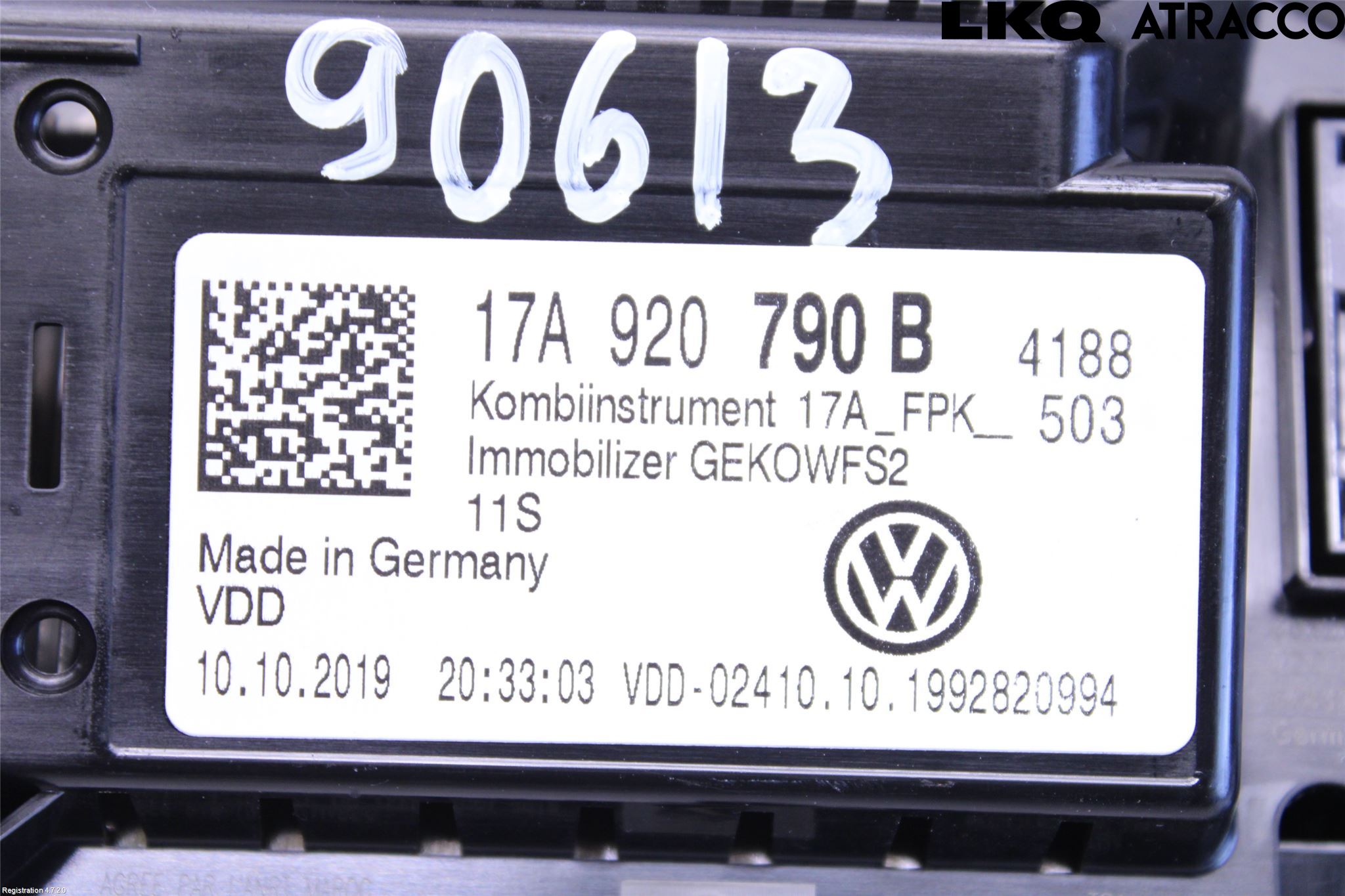 Volkswagen VW T-ROC 18- Instr Kombinert