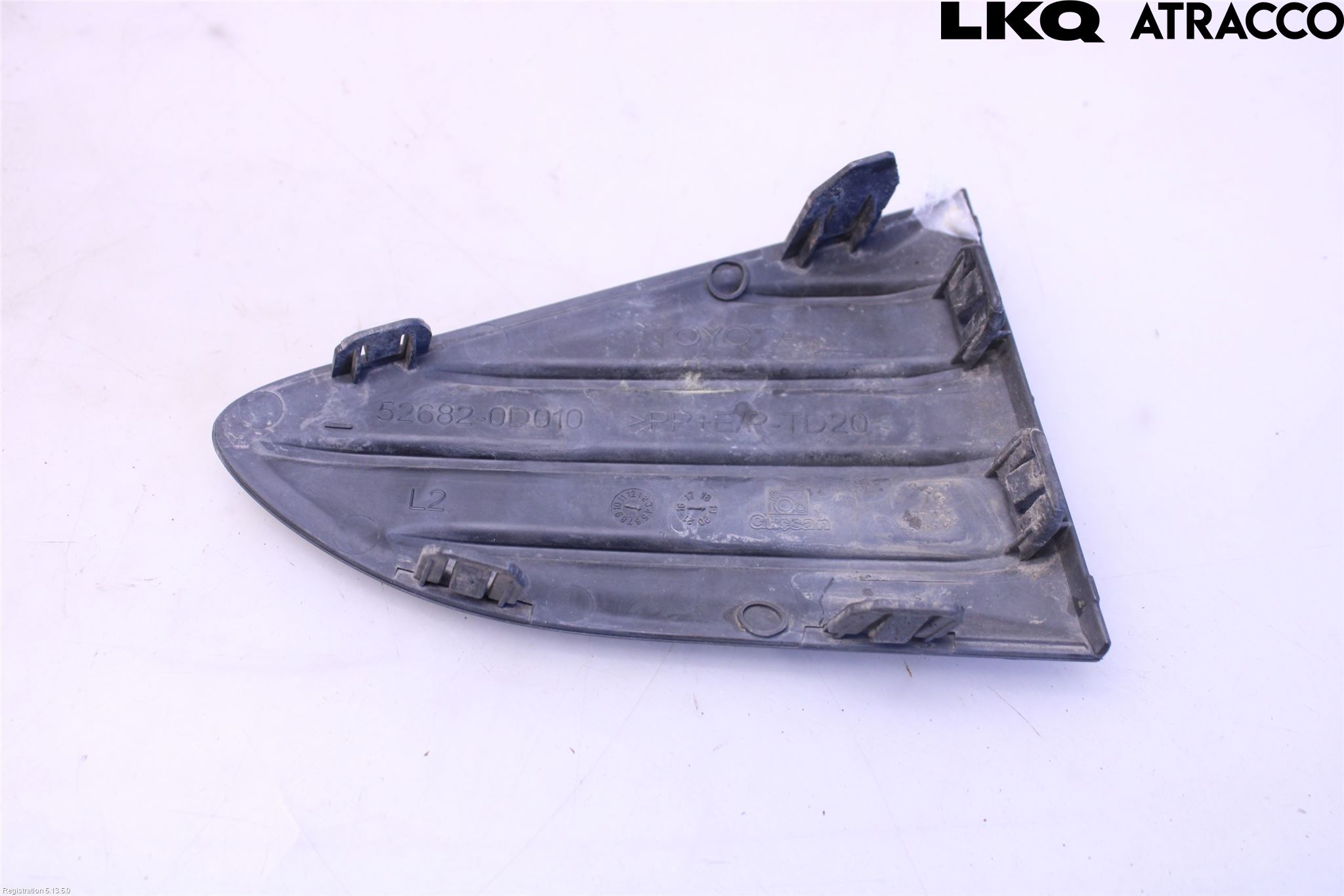 Toyota YARIS XP130 15-20 Støtfanger Bak Hjørne Venstre