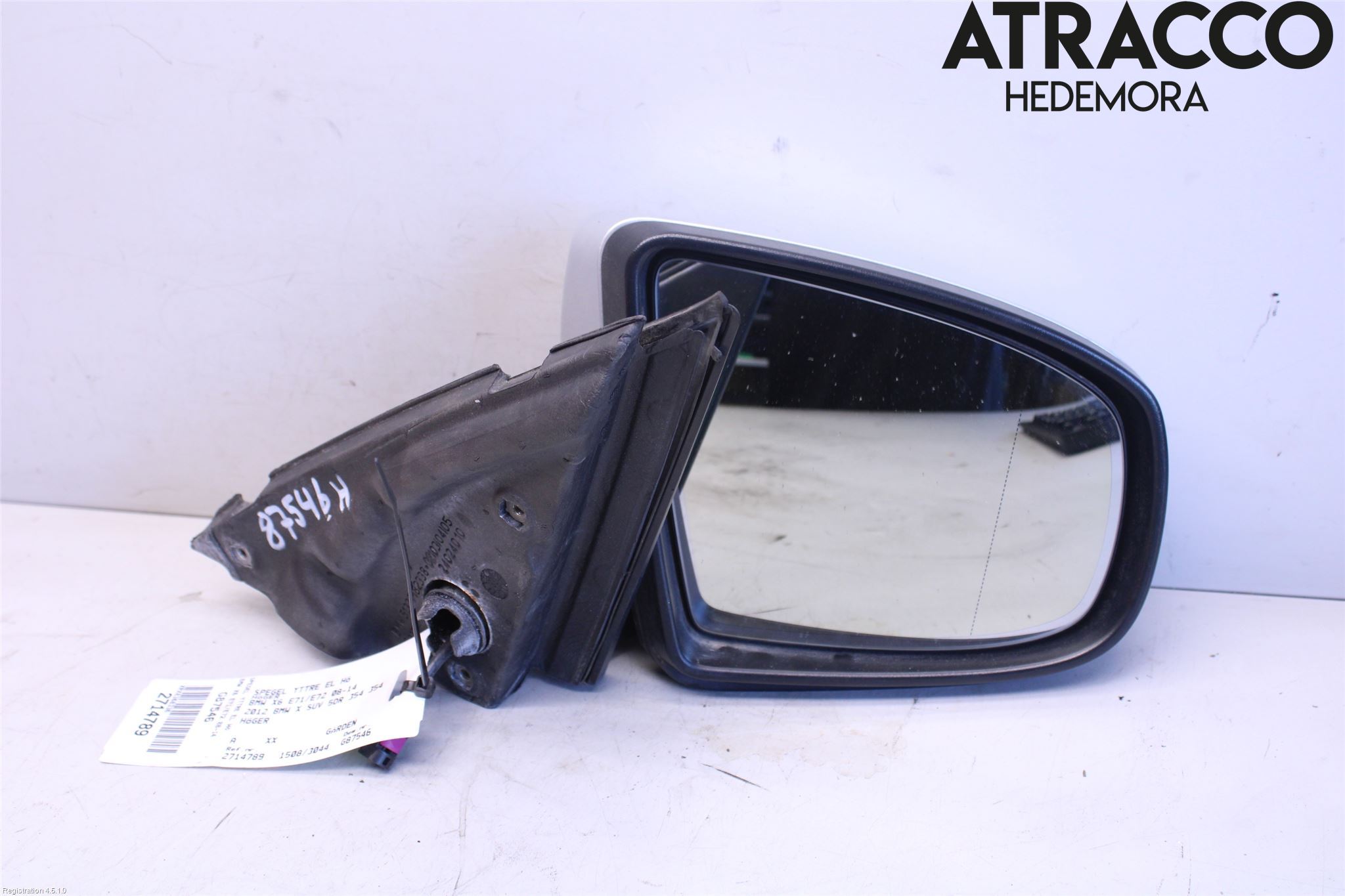BMW X6 E71/E72   08-14 Speil H M-El Justering