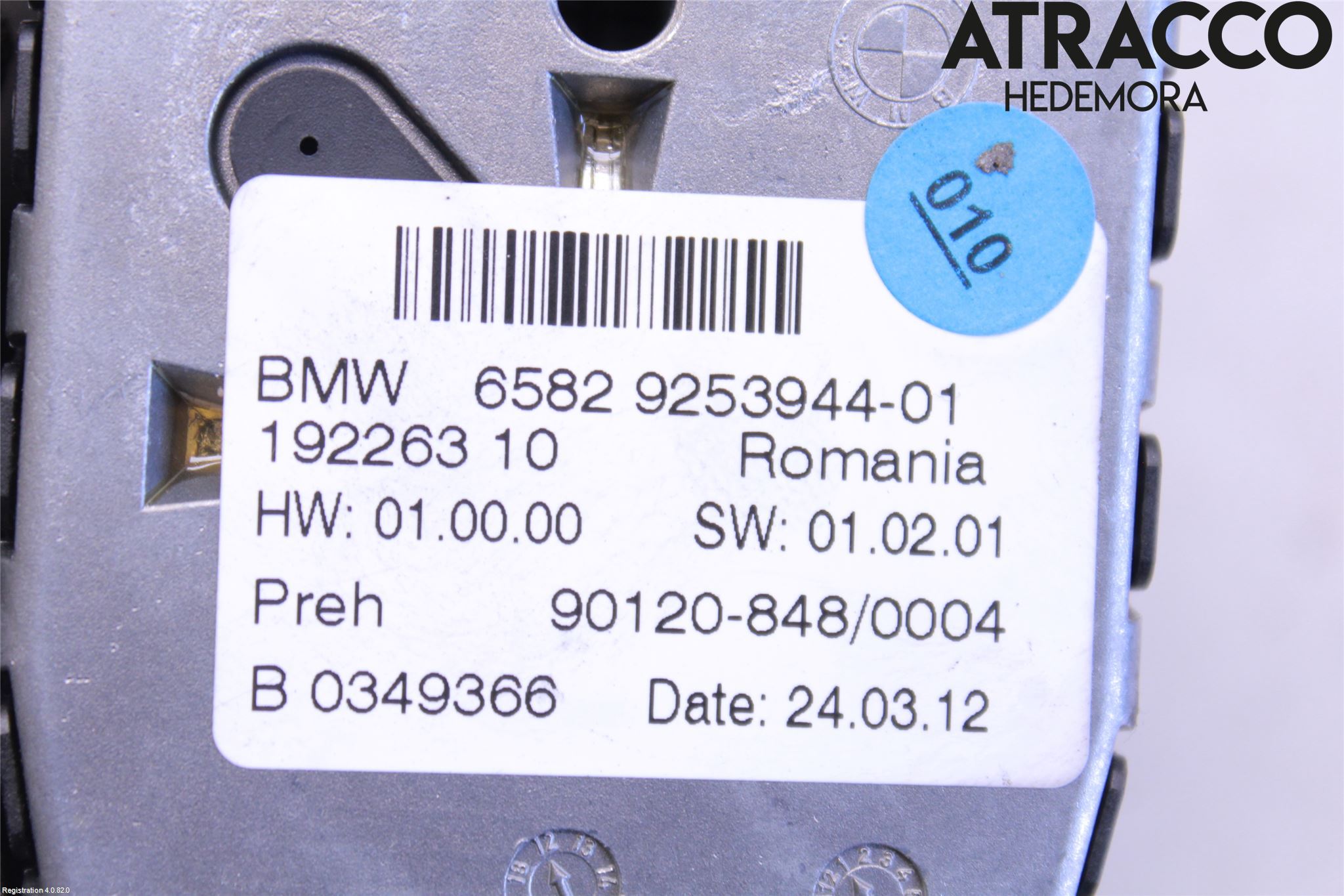 BMW 5 F10/F11/F18 09-17 Bryter Cruisekontroll