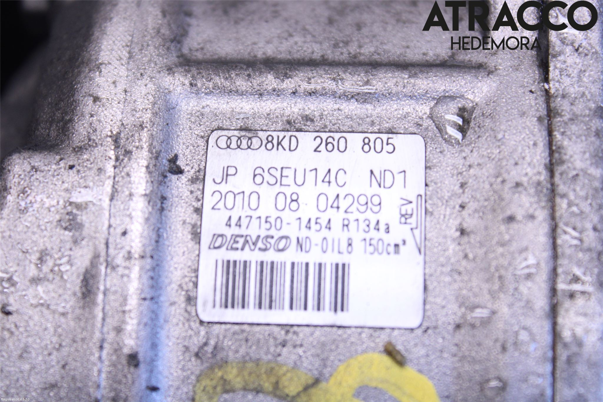 Audi A5 07-16 Varme Ac Kompressor