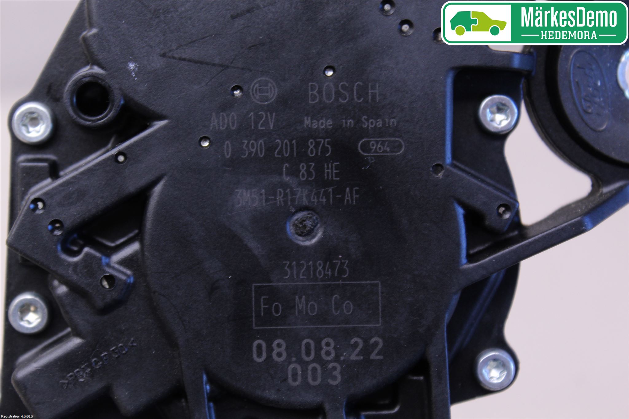 Ford MONDEO 07-15 Viskermotor Frontrute