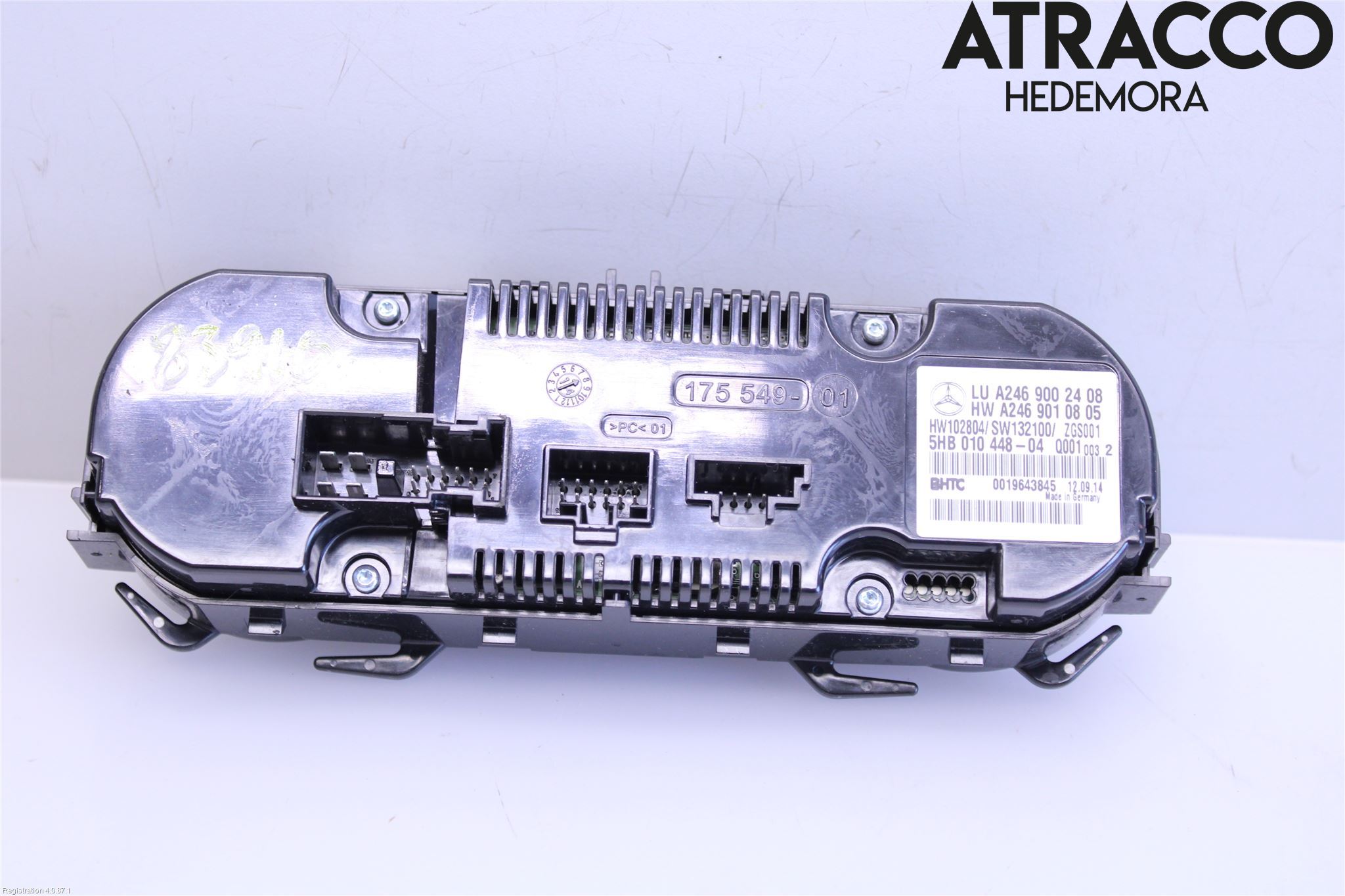 Mercedes-Benz MB CLA-KLASS (C117/X117) 13-19 Varme Ac Betjening-Display