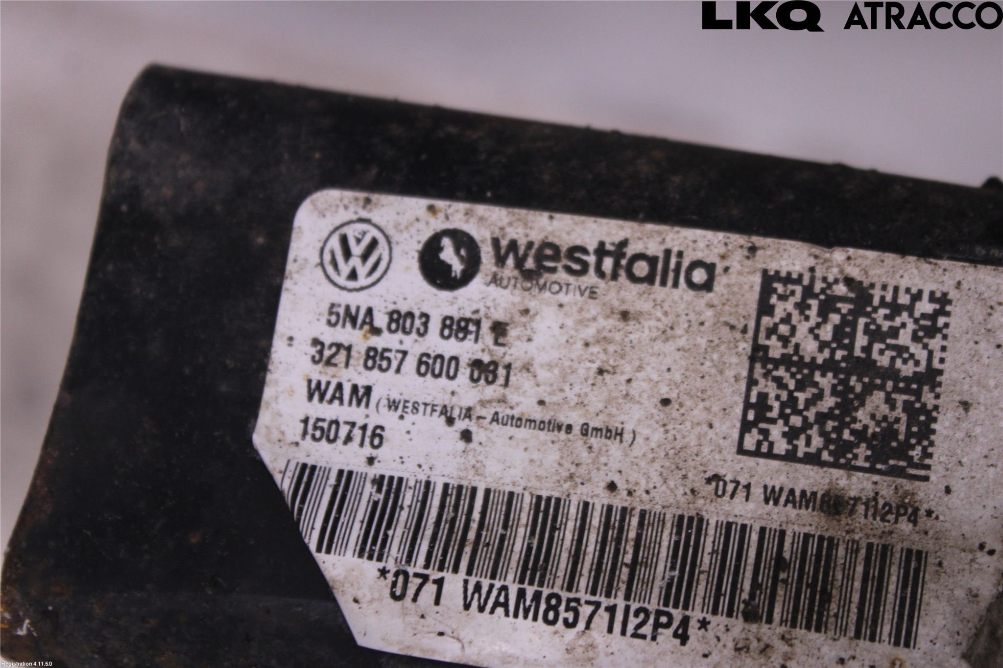 Volkswagen VW TIGUAN 16-24 Tilhengerfeste