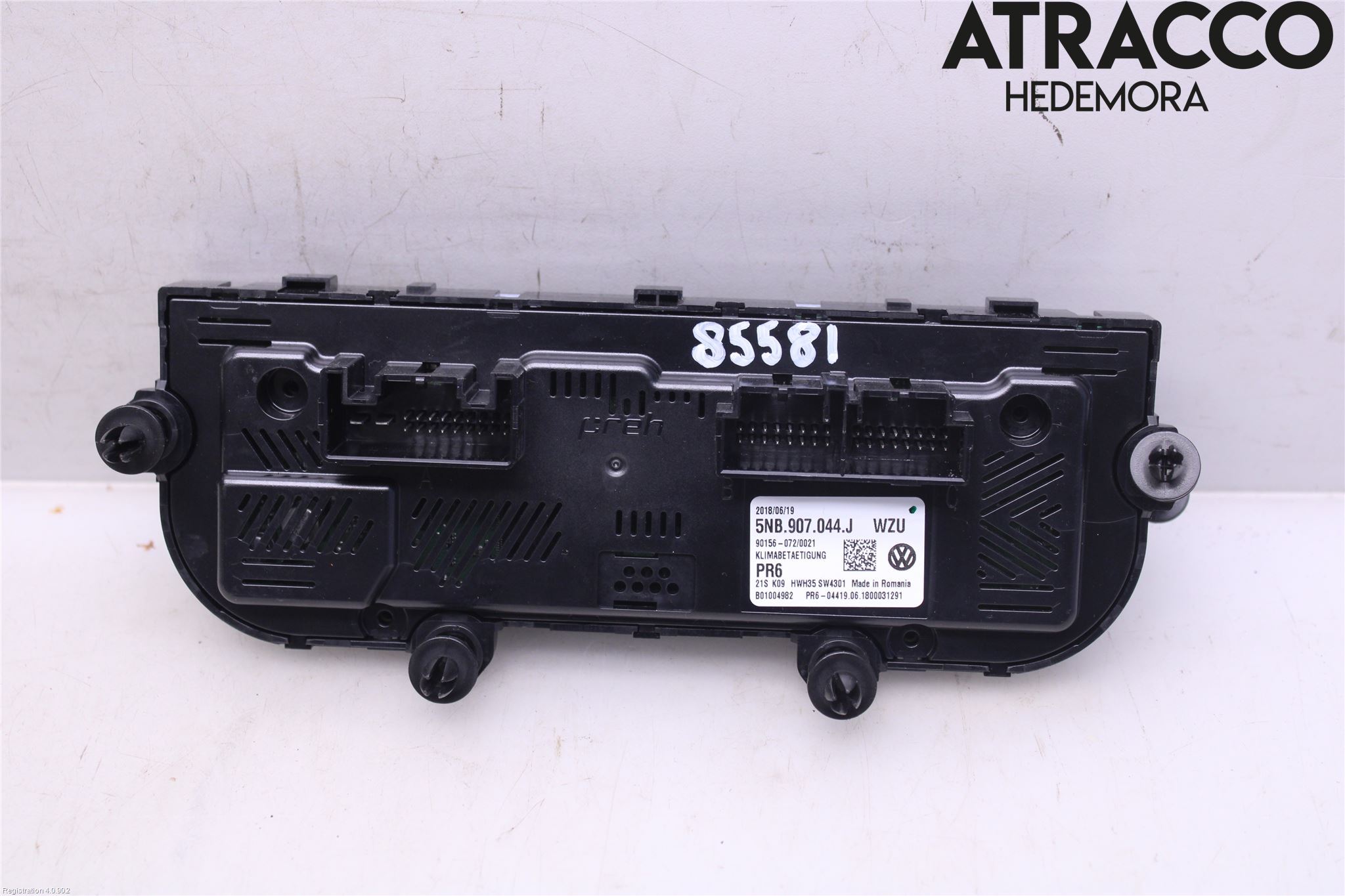 Volkswagen VW TIGUAN 16-24 Varme Ac Betjening-Display