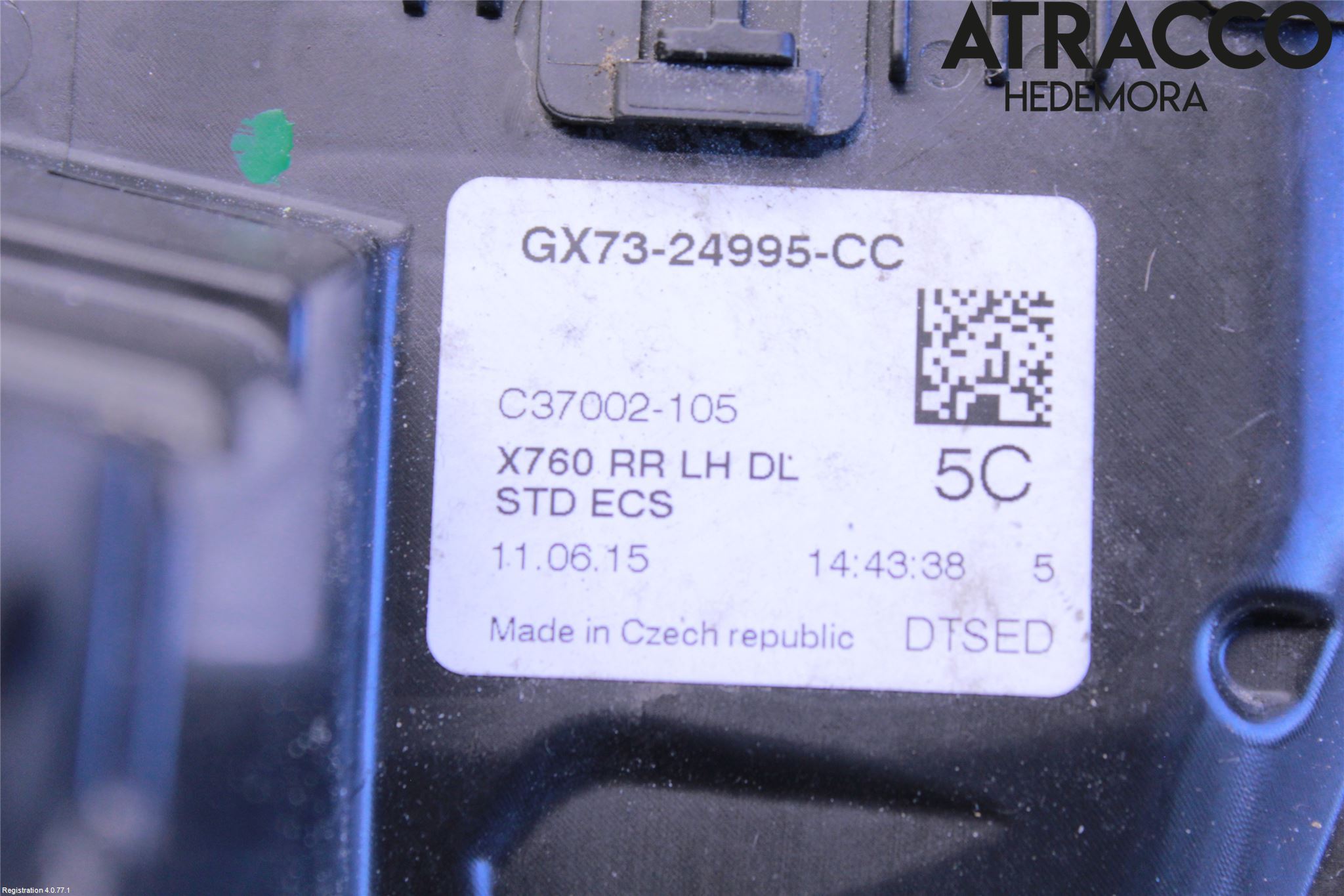 Jaguar XE (X760) 15-24 Dørlås - Låsekasse