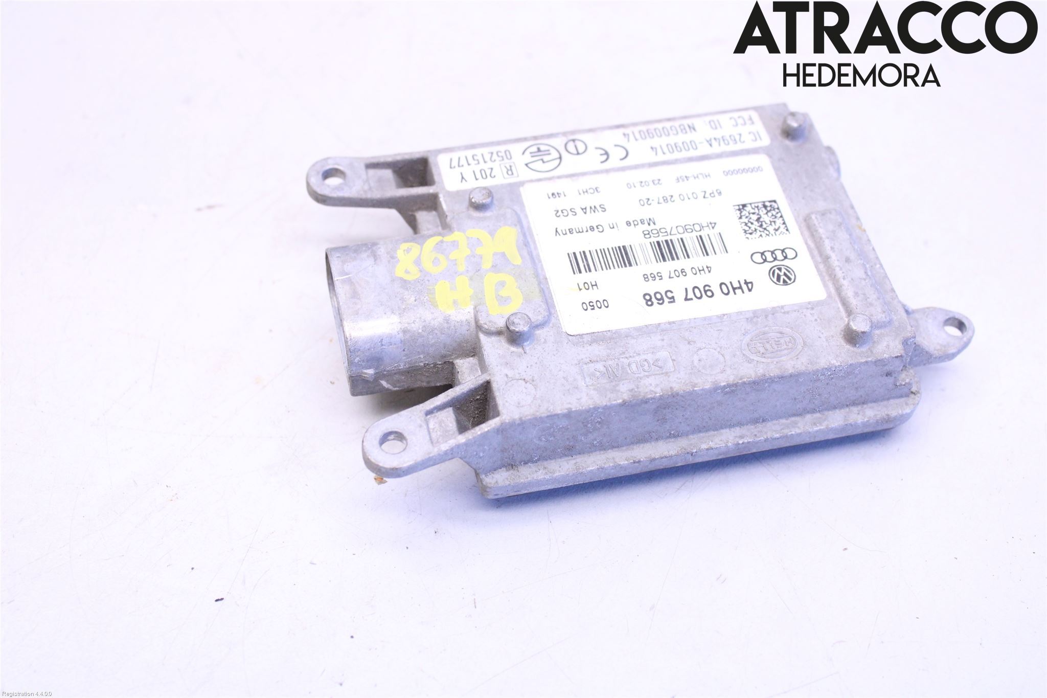 Audi A8/S8 4H 10-17 Sensor Kollisjonsbeskyttelse