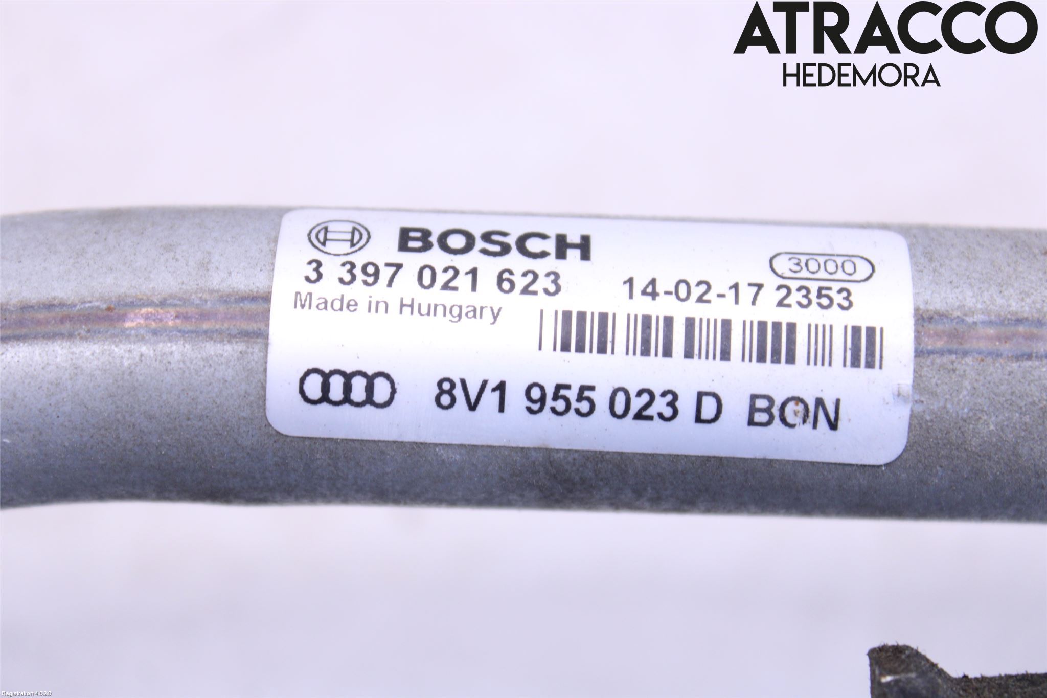 Audi A3/S3 8V 13-20 Viskeroverføring Frontrute