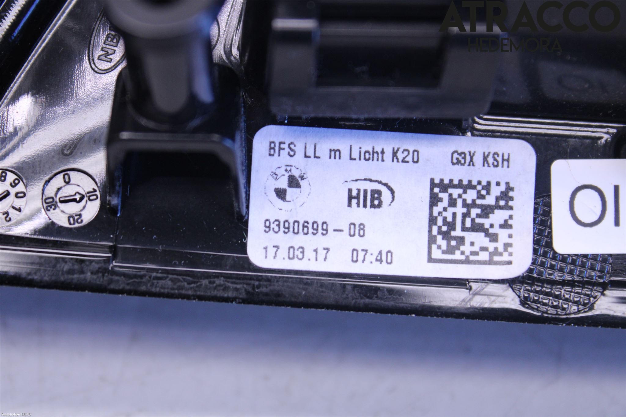 BMW 5 G30/G31/F90 17-23 Dashbord Kanal - Dyse