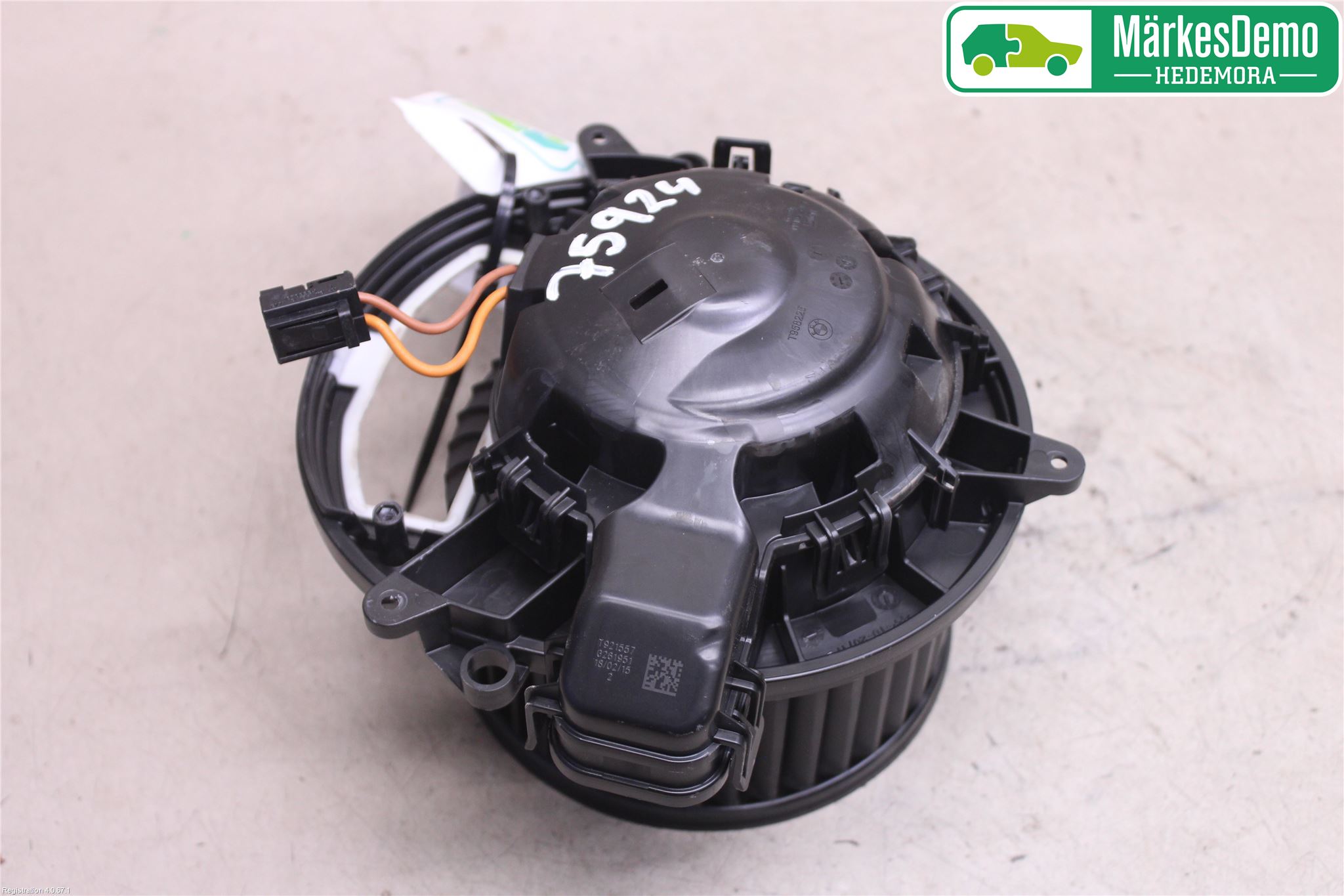 BMW 3 F30/F31/F80 12-19 Varme Ac Varmeapparatvifte