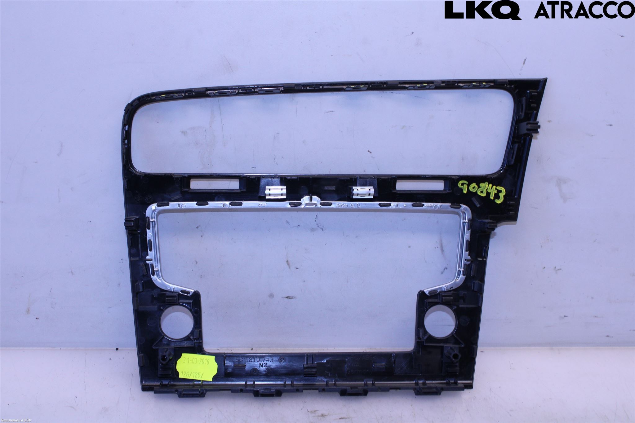 Volkswagen VW GOLF / E-GOLF VII 13-20 Innr Radio Ramme