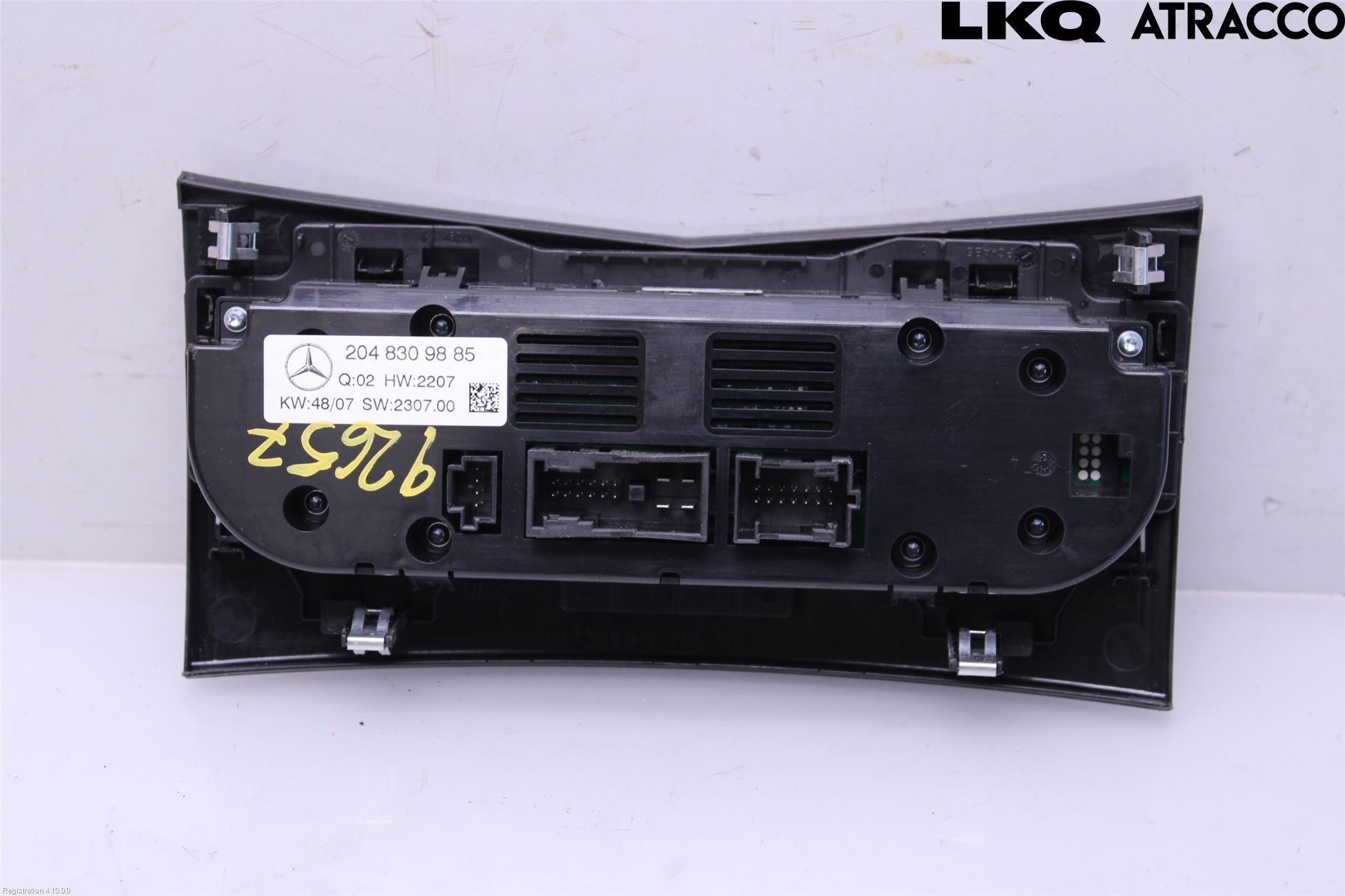 Mercedes-Benz MB C-KLASS (W204) 07-15 Varme Ac Betjening-Display