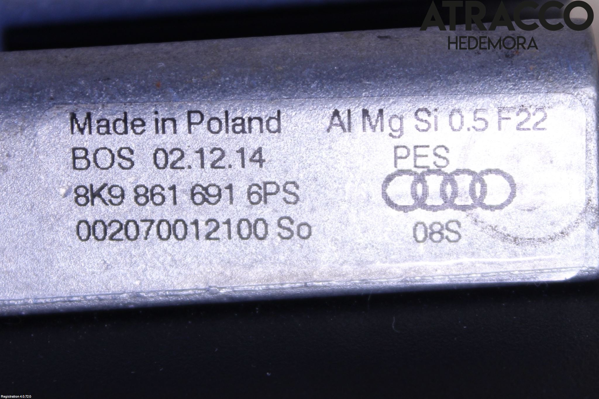 Audi A4 12-15 Innr Lastenett